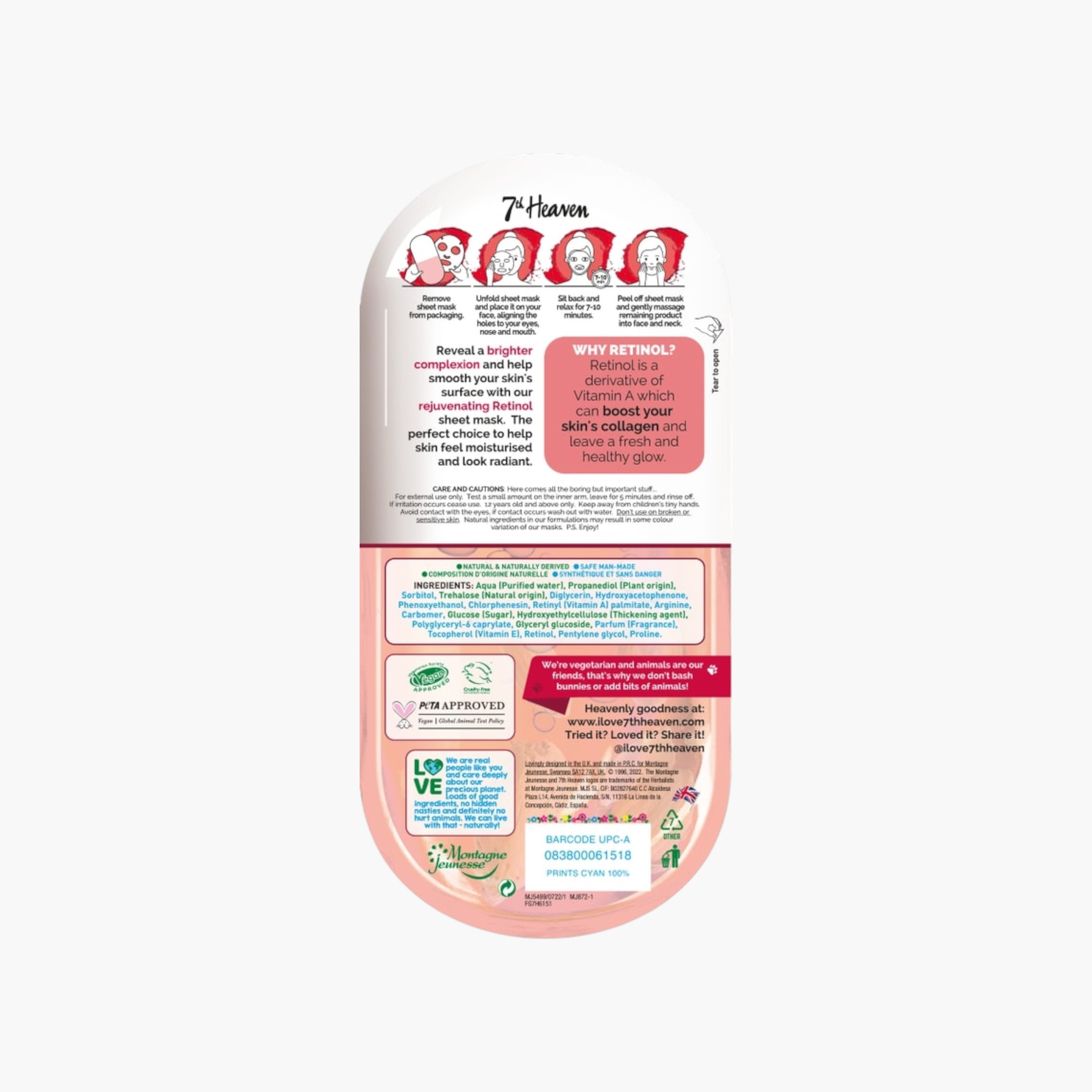 قناع ورقي نوتريا أكتيف بكبسولات ريتينول من 7ث هيفن-beautyandpersonalcare-skin-masks-masksandpeels-image-4