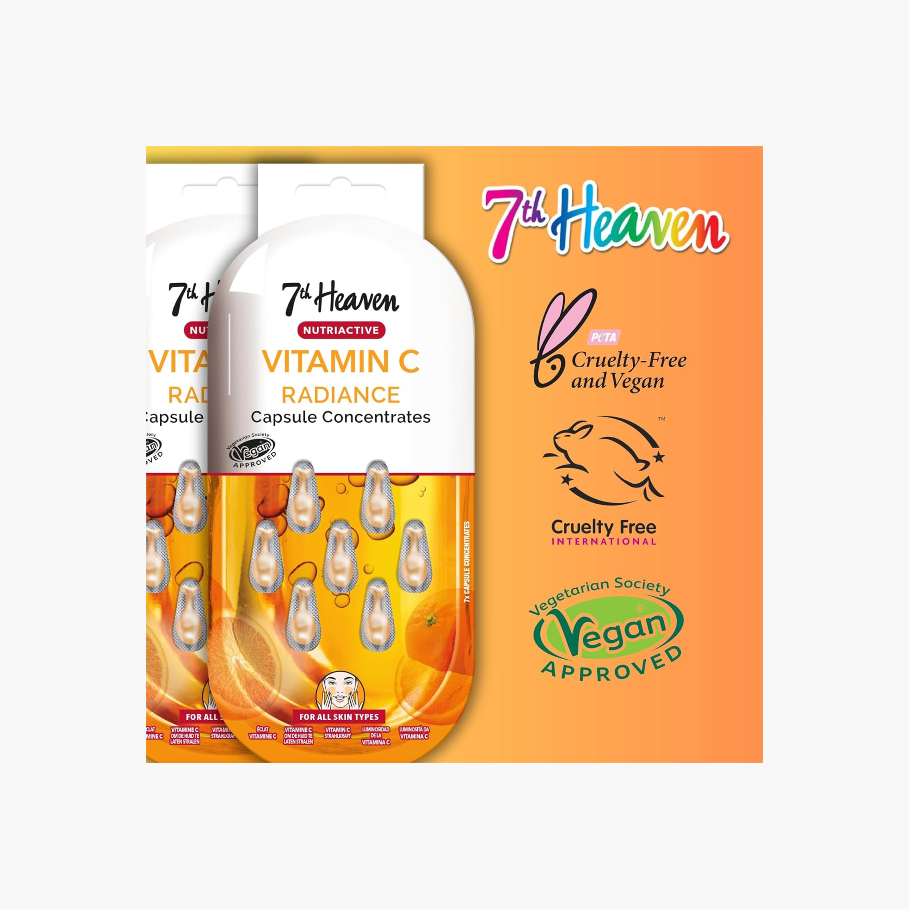 مجموعة كبسولات فيتامين سي نيوترا أكتيف لإشراقة البشرة 7 قطع من 7ث هيفن-beautyandpersonalcare-skin-masks-masksandpeels-image-5