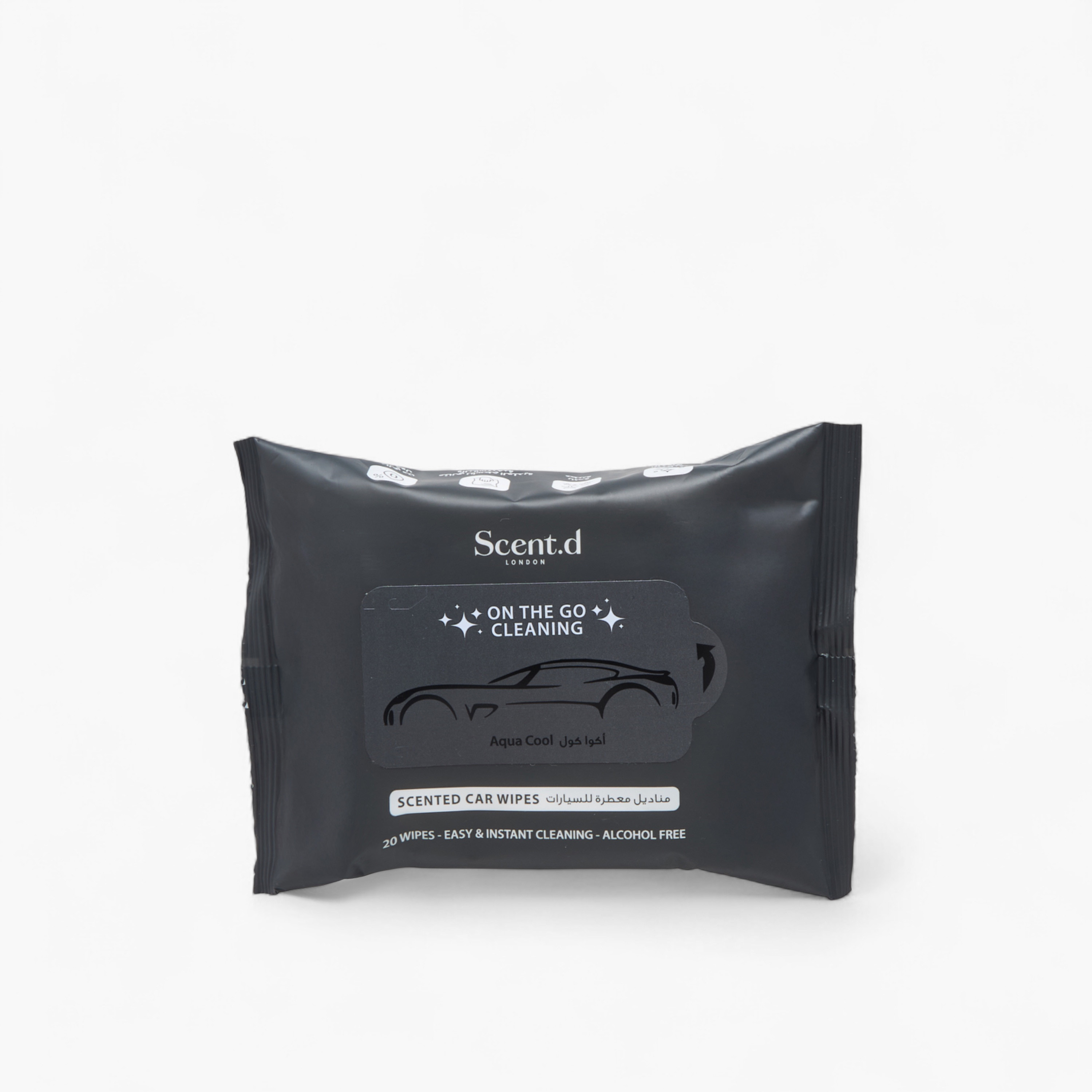 Scent.d London Desert Rose Car Wipes - Set of 20-household-homefragrance-carfragrance-image-1