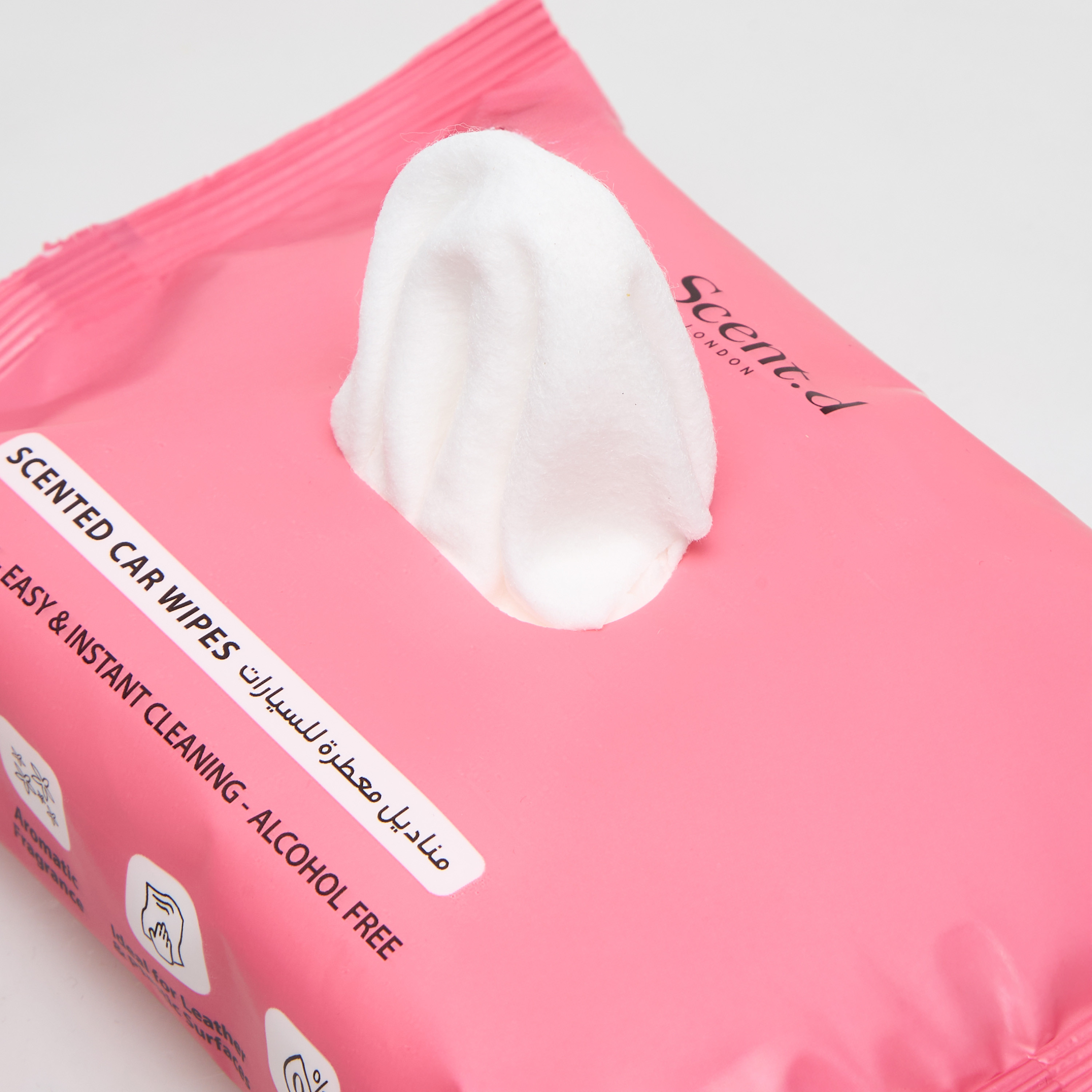 Scent.d London Desert Rose Car Wipes - Set of 20-household-homefragrance-carfragrance-image-3