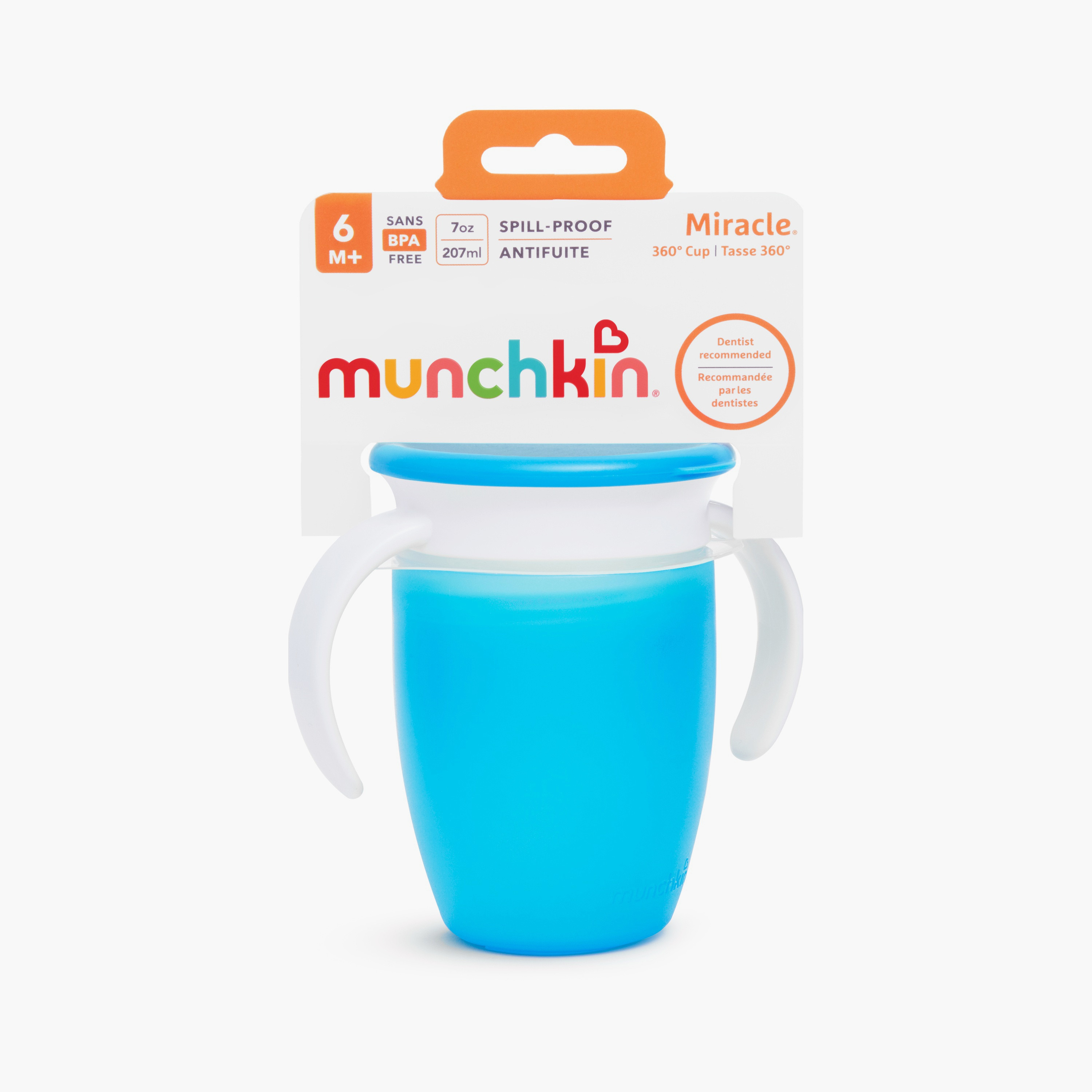 كوب التدريب ميراكل 360 درجة مع غطاء - 7 أونصة من مانشكين-baby-feeding-mealtimeessentials-image-3