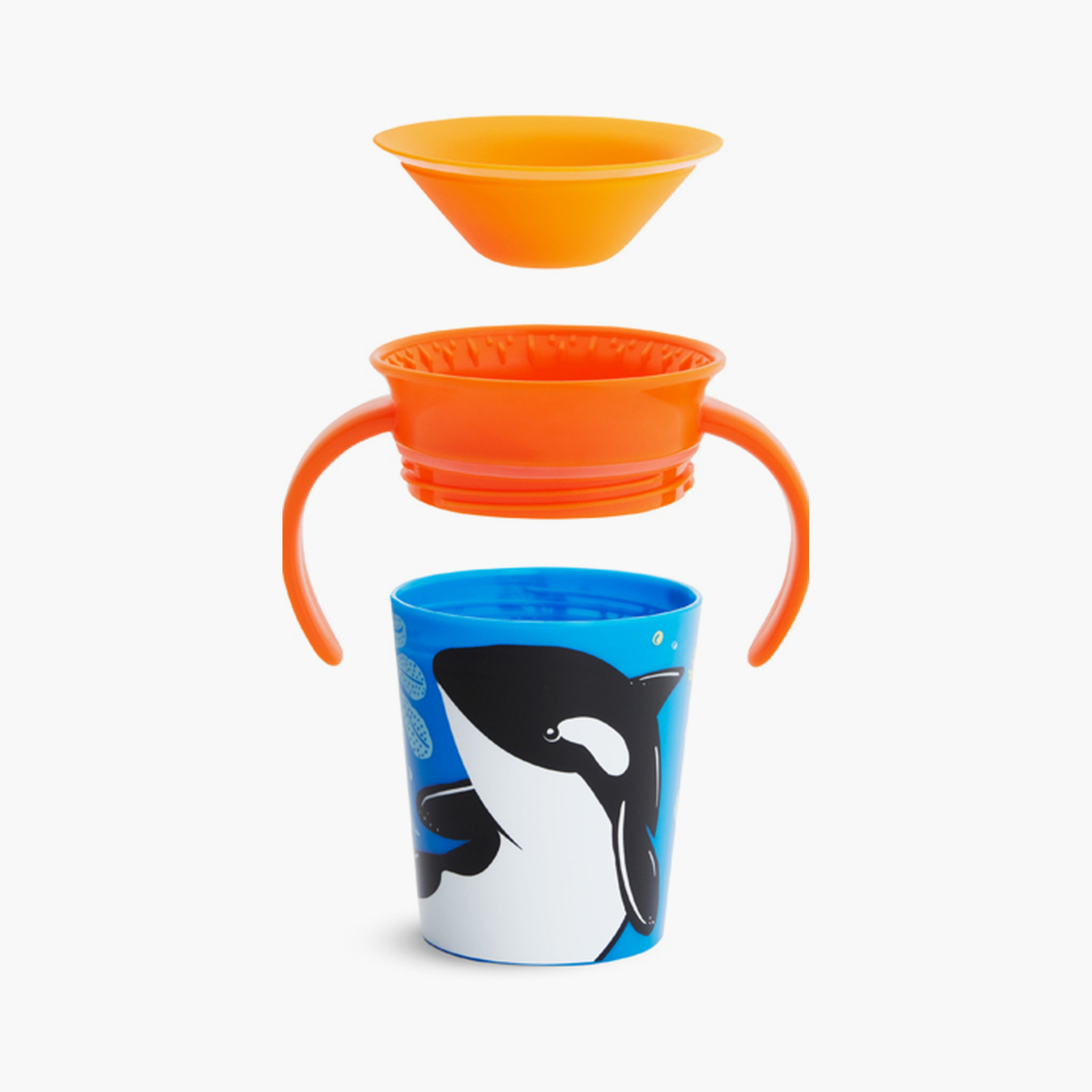 Munchkin Miracle 360° WildLove Trainer Cup - 6 oz - Orca-baby-feeding-mealtimeessentials-image-5