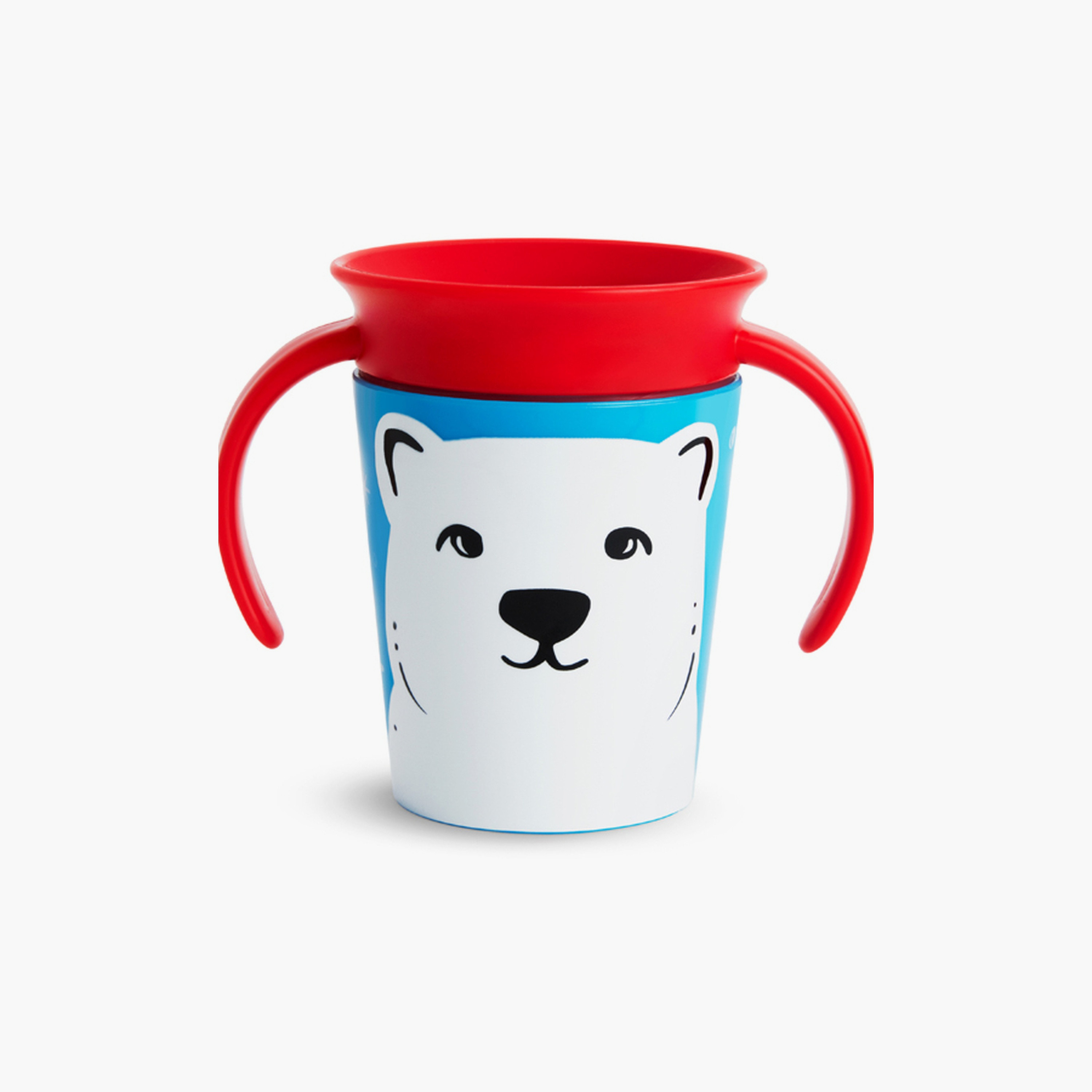 Munchkin Miracle 360° WildLove Trainer Cup - 6 oz - Polar Bear-baby-feeding-mealtimeessentials-image-3