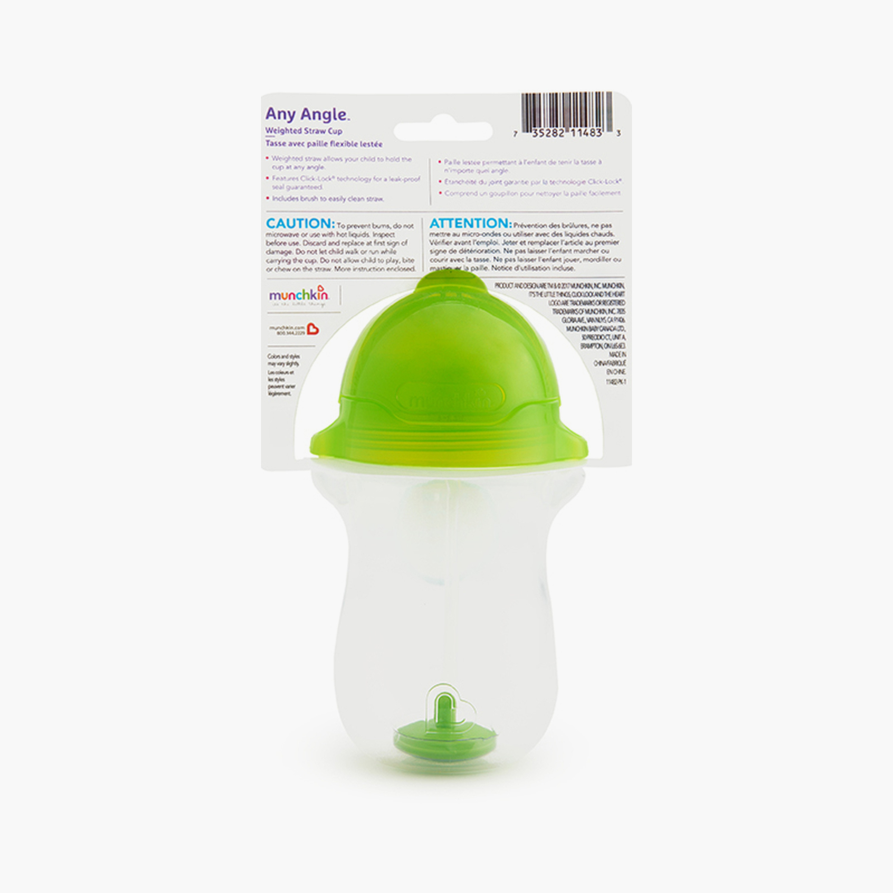 كوب التدريب بالشفاطة الموزونة والقابلة للنقر من أي زاوية - 10 أونصة من مانشكين-baby-feeding-mealtimeessentials-image-18