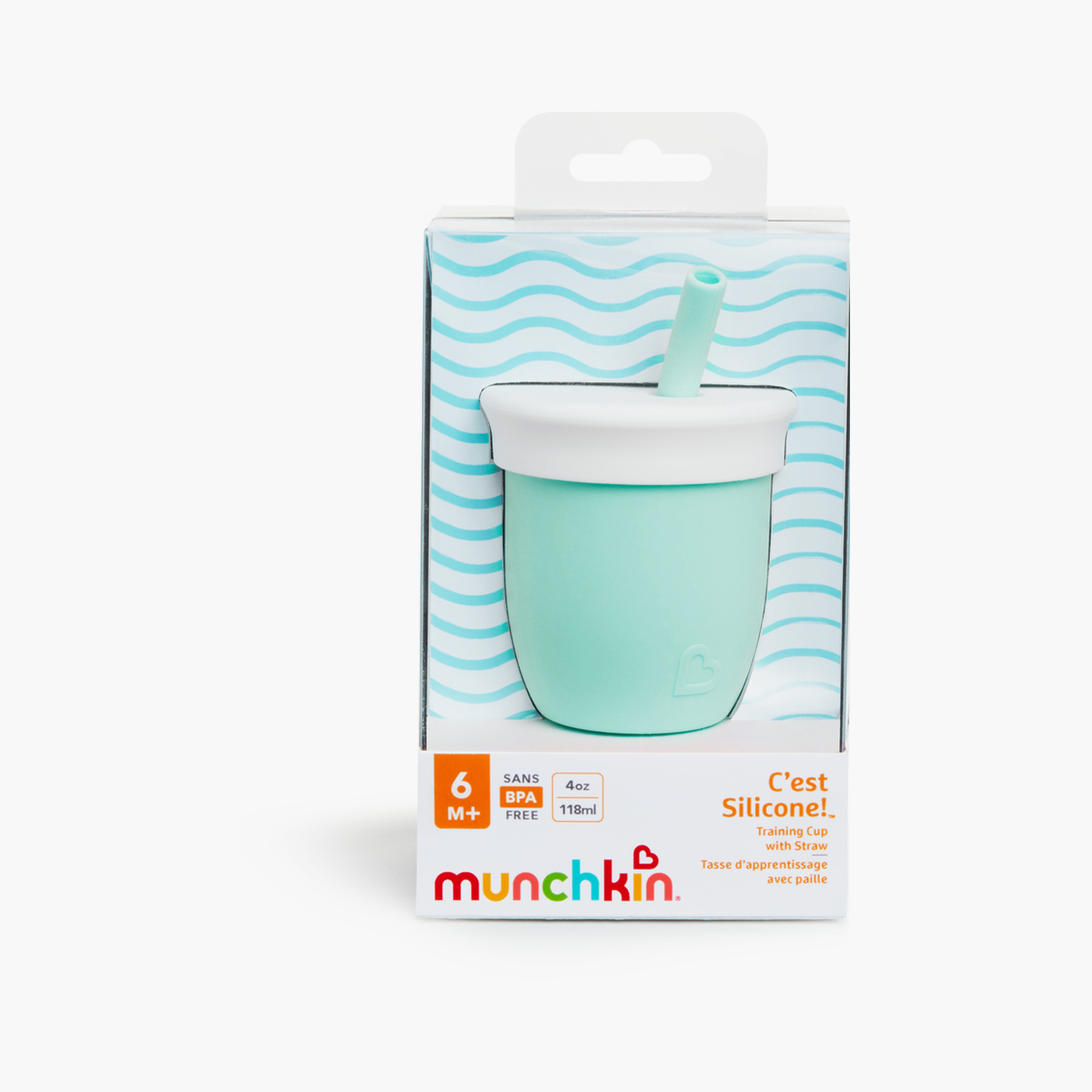 كوب التدريب مع الشفاطة سي سيليكون - 4 أونصة من مانشكين-baby-feeding-mealtimeessentials-image-4