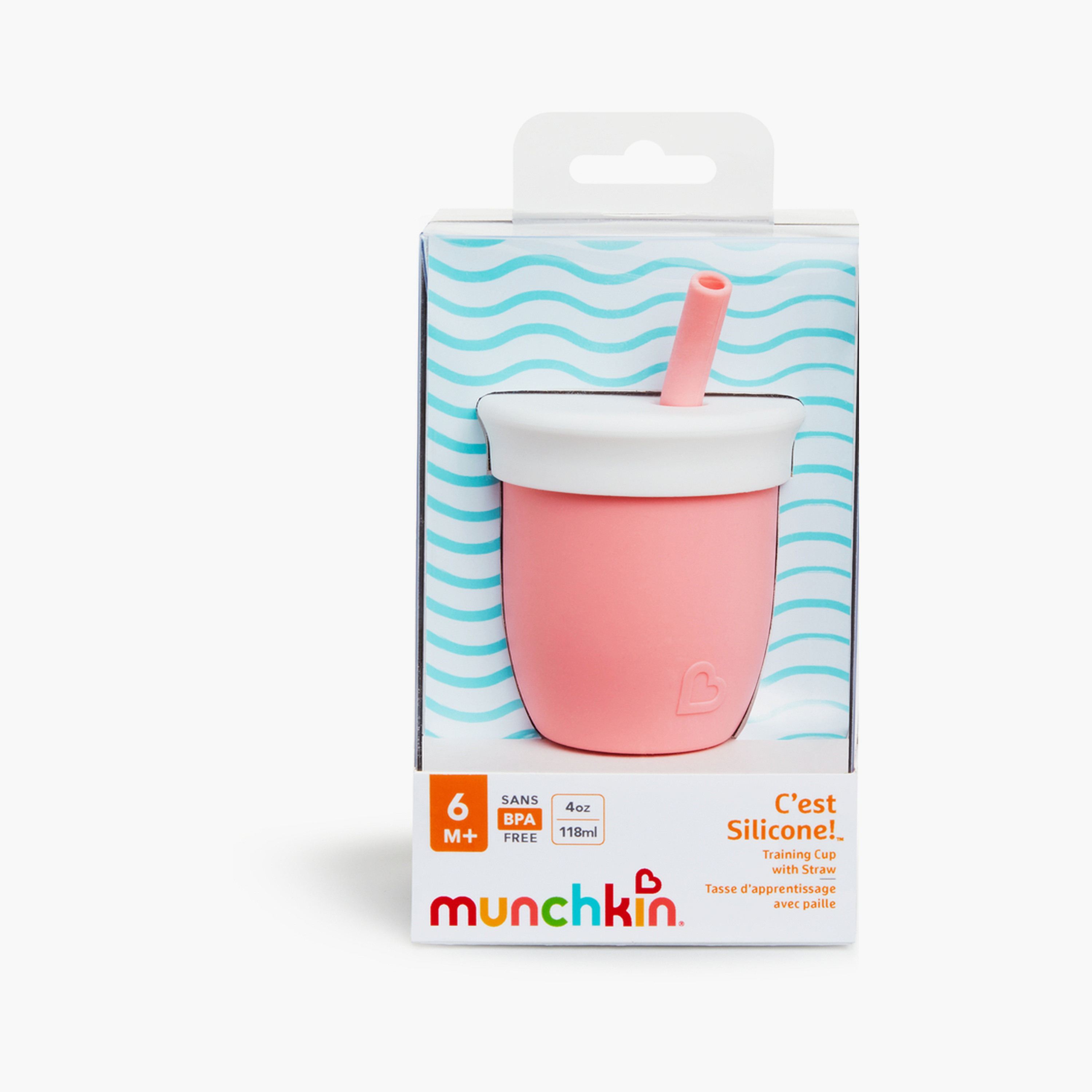 Munchkin C’est Silicone! Training Cup with Straw - 4 oz-baby-feeding-mealtimeessentials-image-4