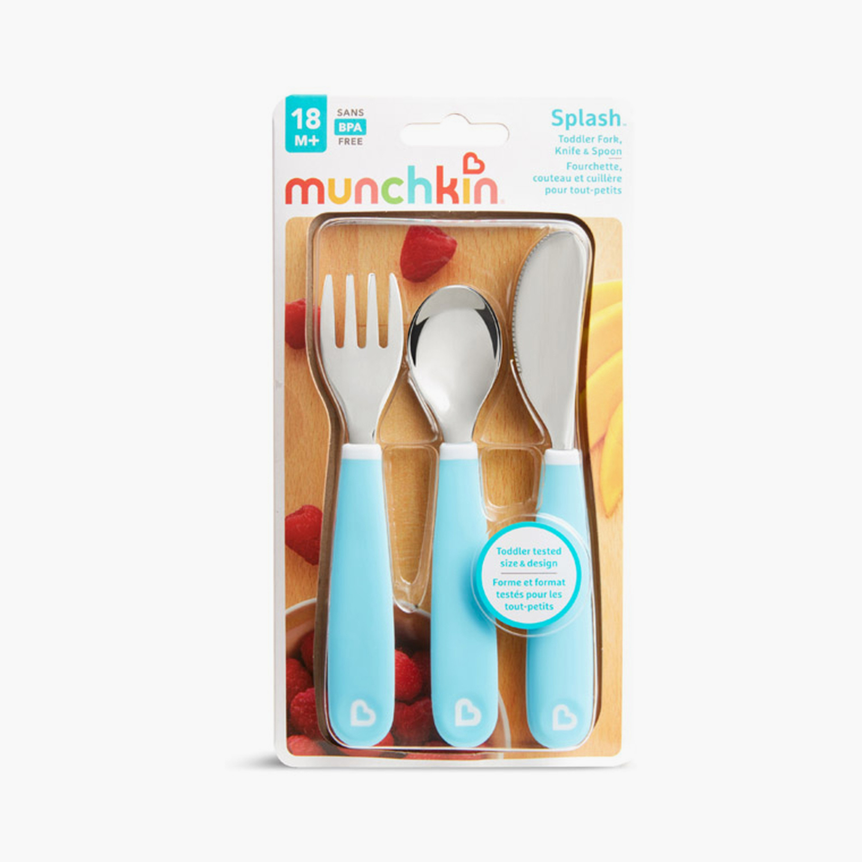 طقم شوكة وسكين وملعقة سبلاش للأطفال الصغار من مانشكين-baby-feeding-mealtimeessentials-image-18