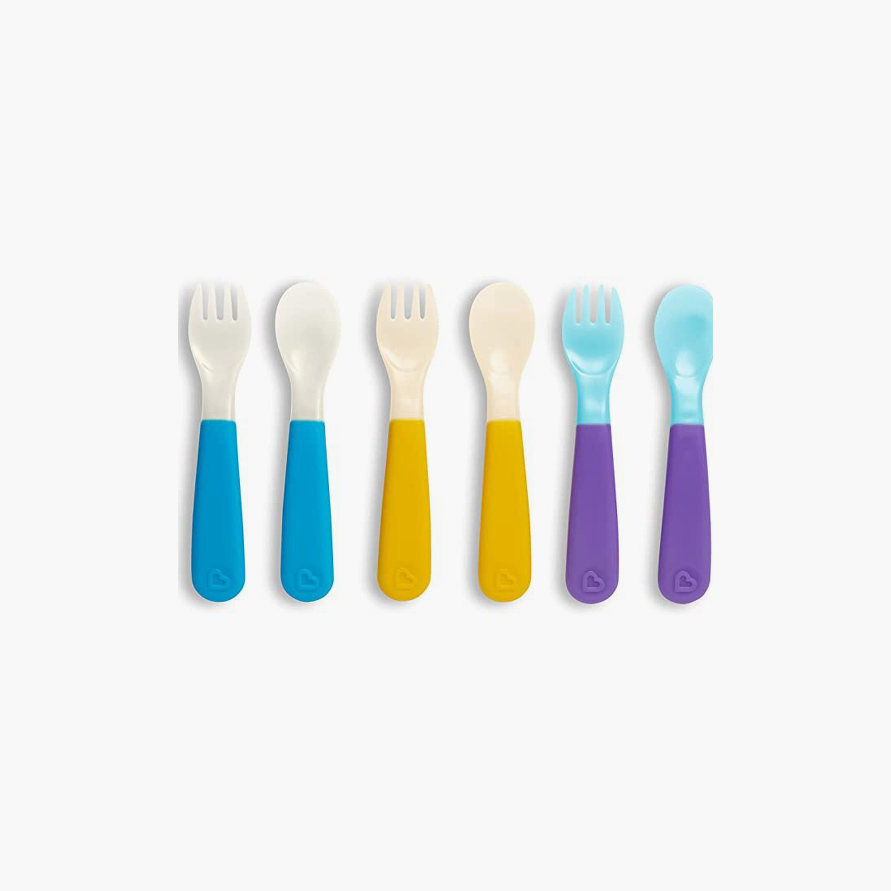 Munchkin 6-Piece ColorReveal Color Changing Fork & Spoon Set-baby-feeding-mealtimeessentials-image-2