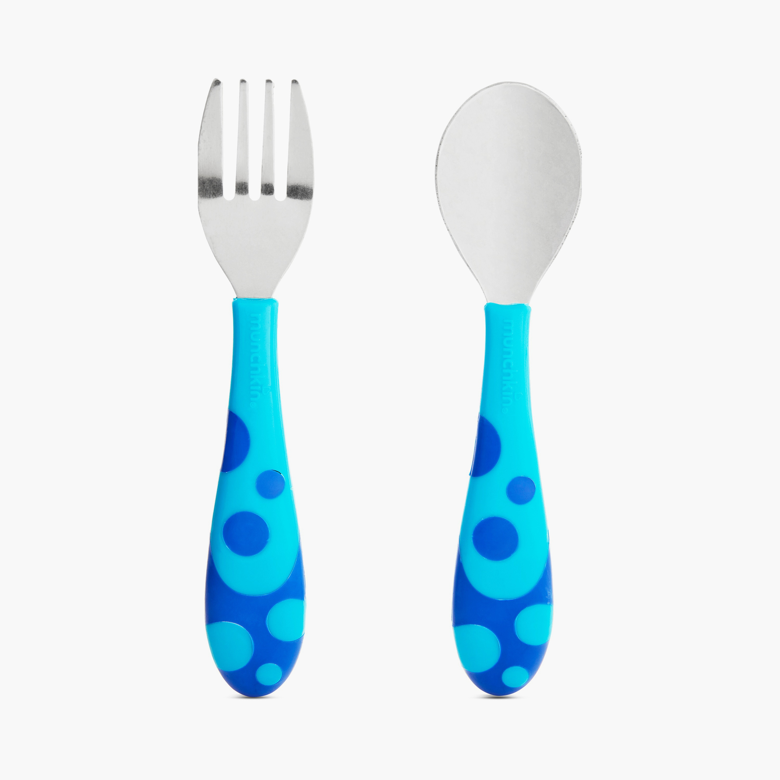 Munchkin 2-Piece Toddler Fork & Spoon Set-baby-feeding-mealtimeessentials-image-1