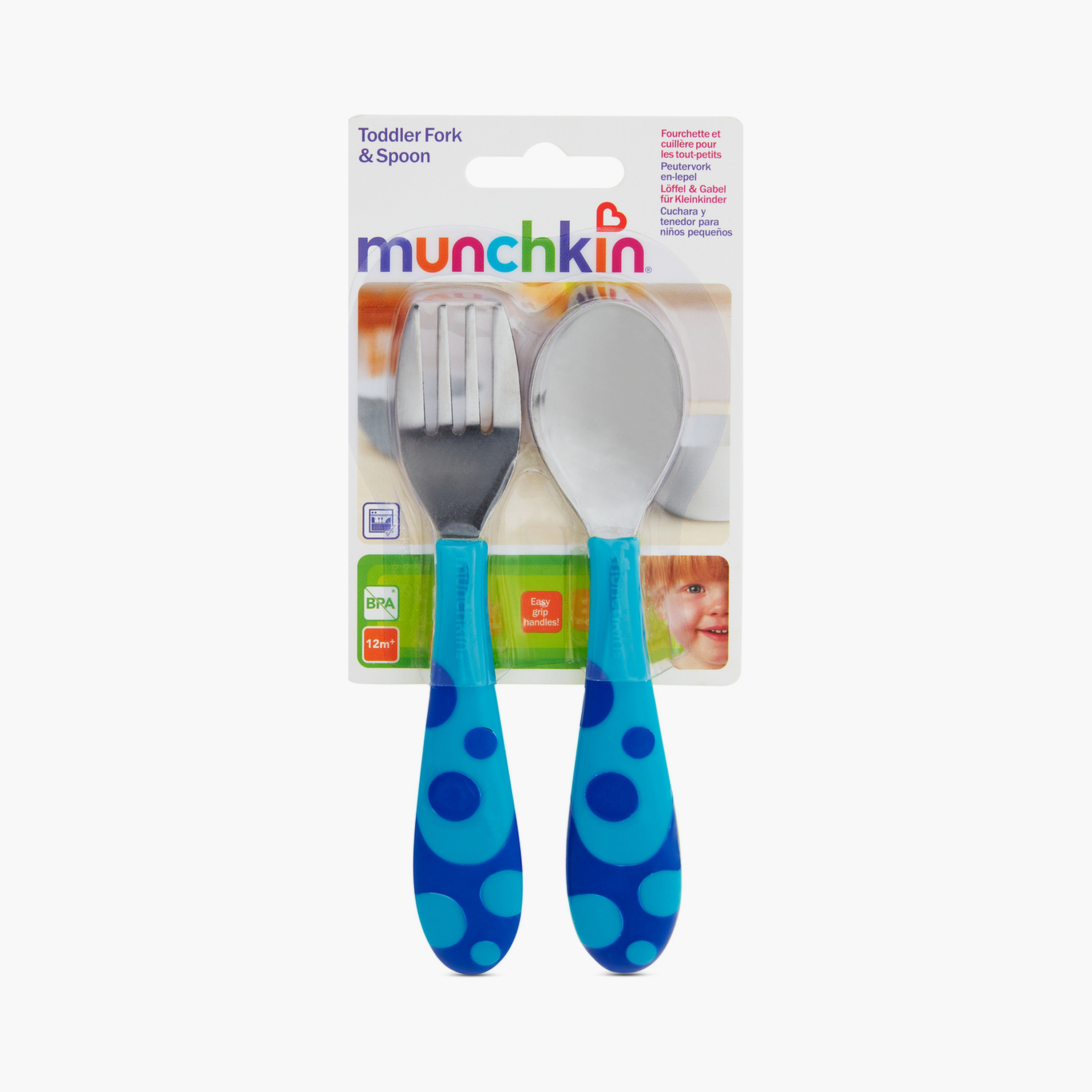 Munchkin 2-Piece Toddler Fork & Spoon Set-baby-feeding-mealtimeessentials-image-2