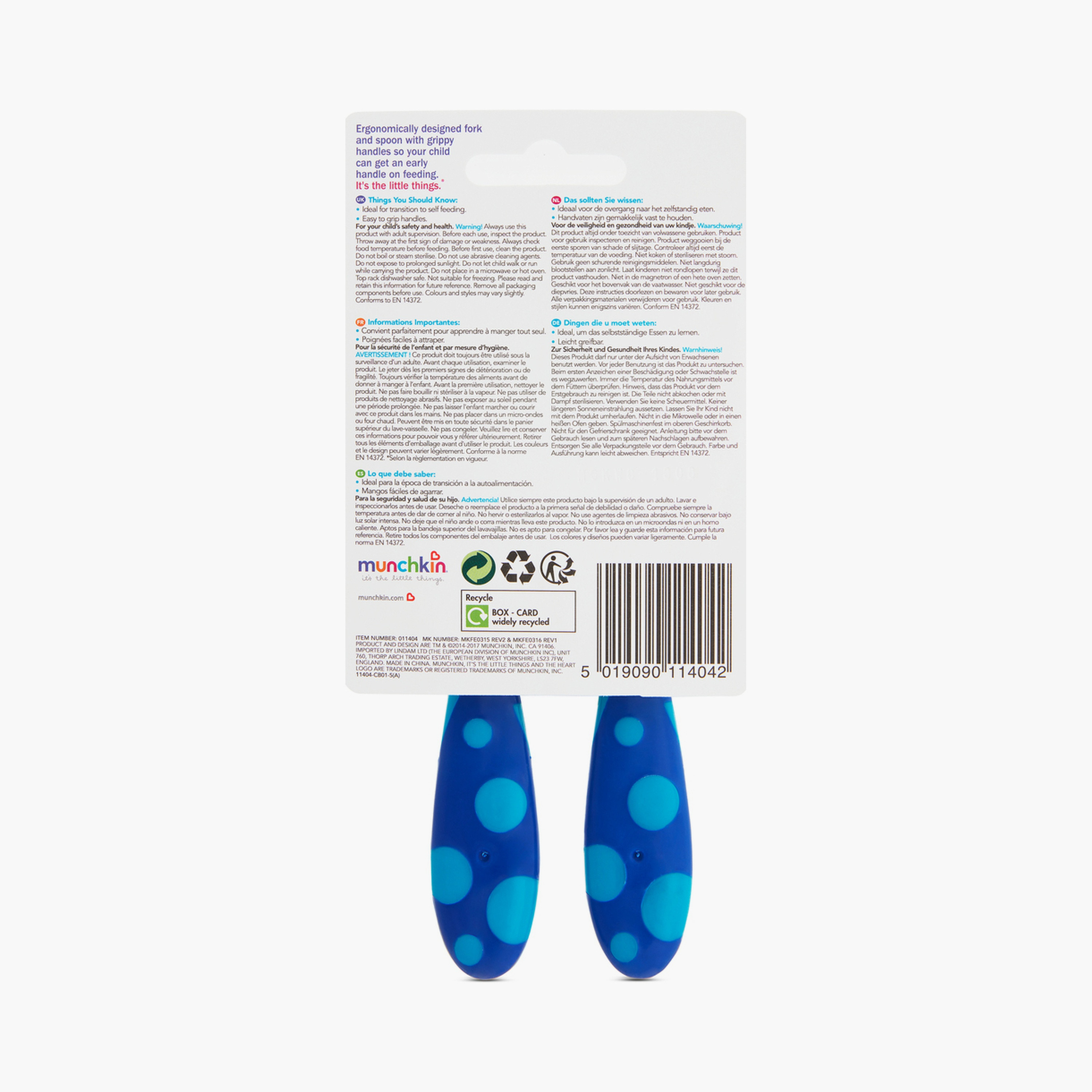 Munchkin 2-Piece Toddler Fork & Spoon Set-baby-feeding-mealtimeessentials-image-3