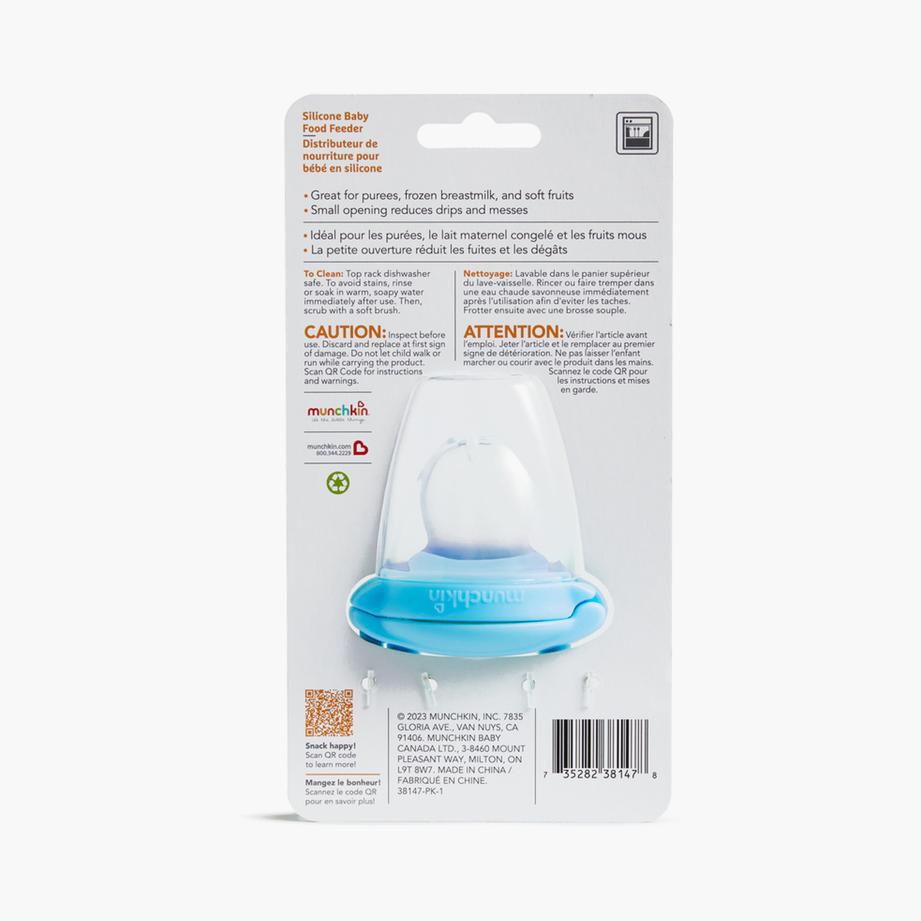 Munchkin Silicone Baby Food Feeder-baby-feeding-pacifiers-image-9