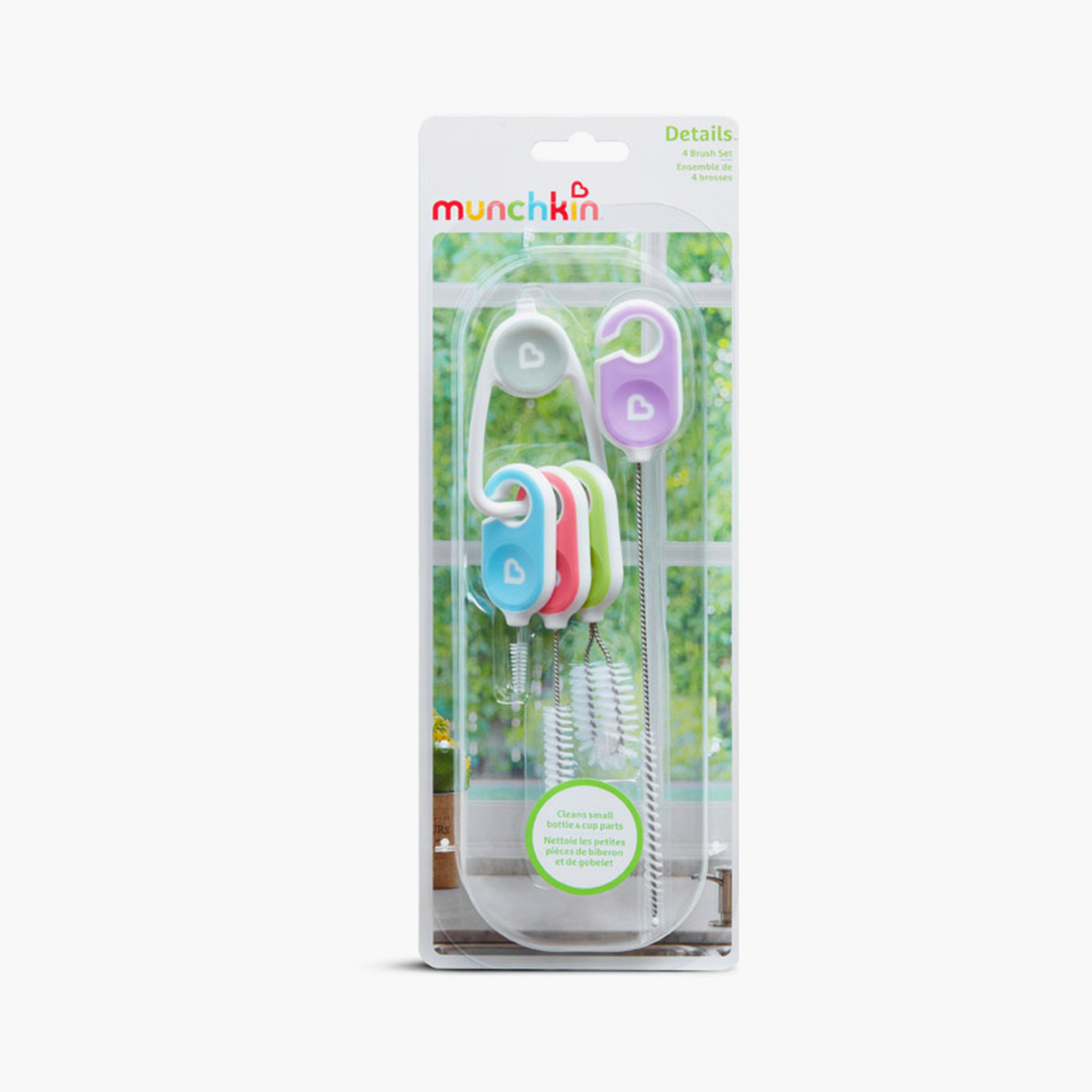 Munchkin 4-Piece Bottle & Cup Cleaning Brush Set-baby-feeding-accessories-image-4