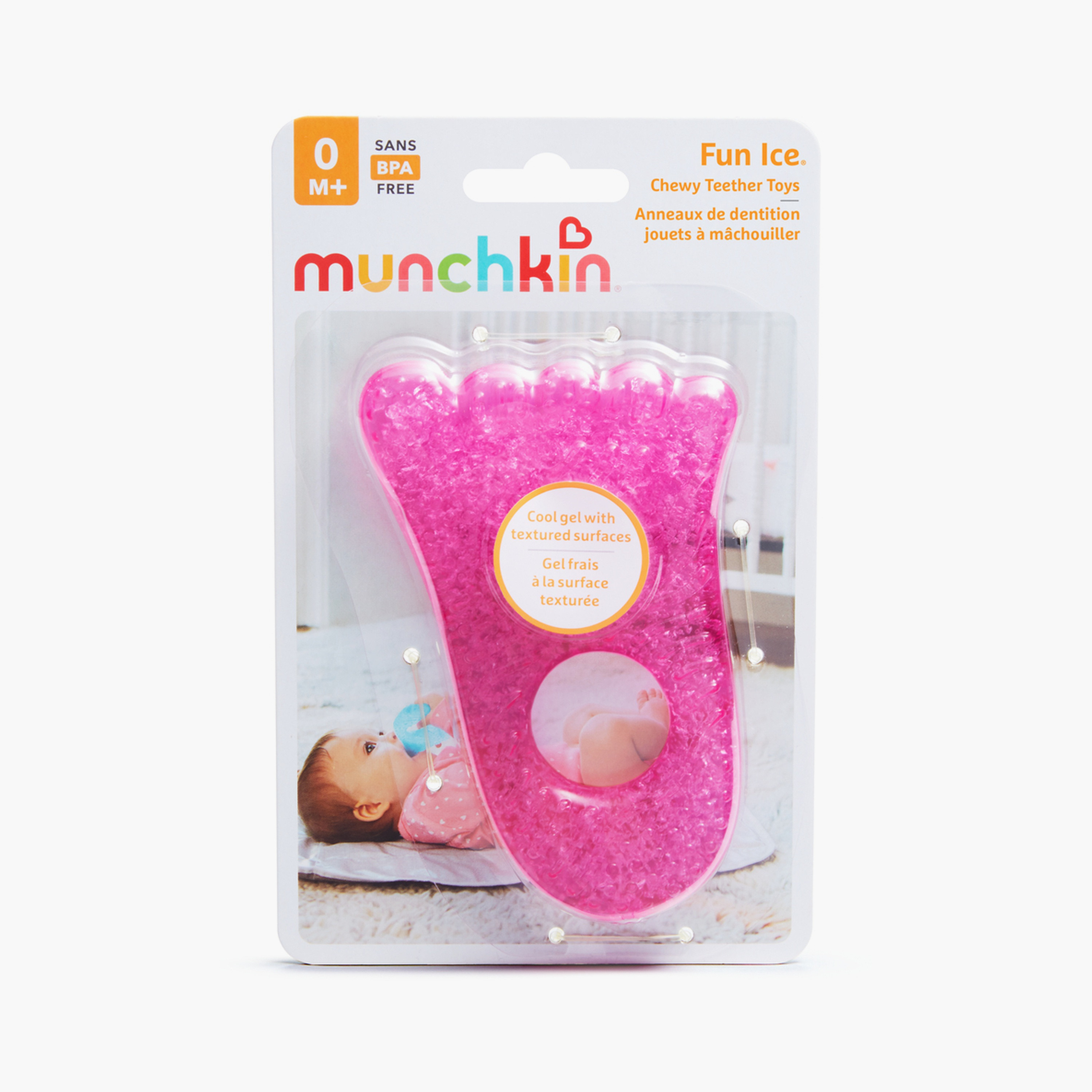 Munchkin Fun Ice Foot Chewy Teether-baby-feeding-teethers-image-2
