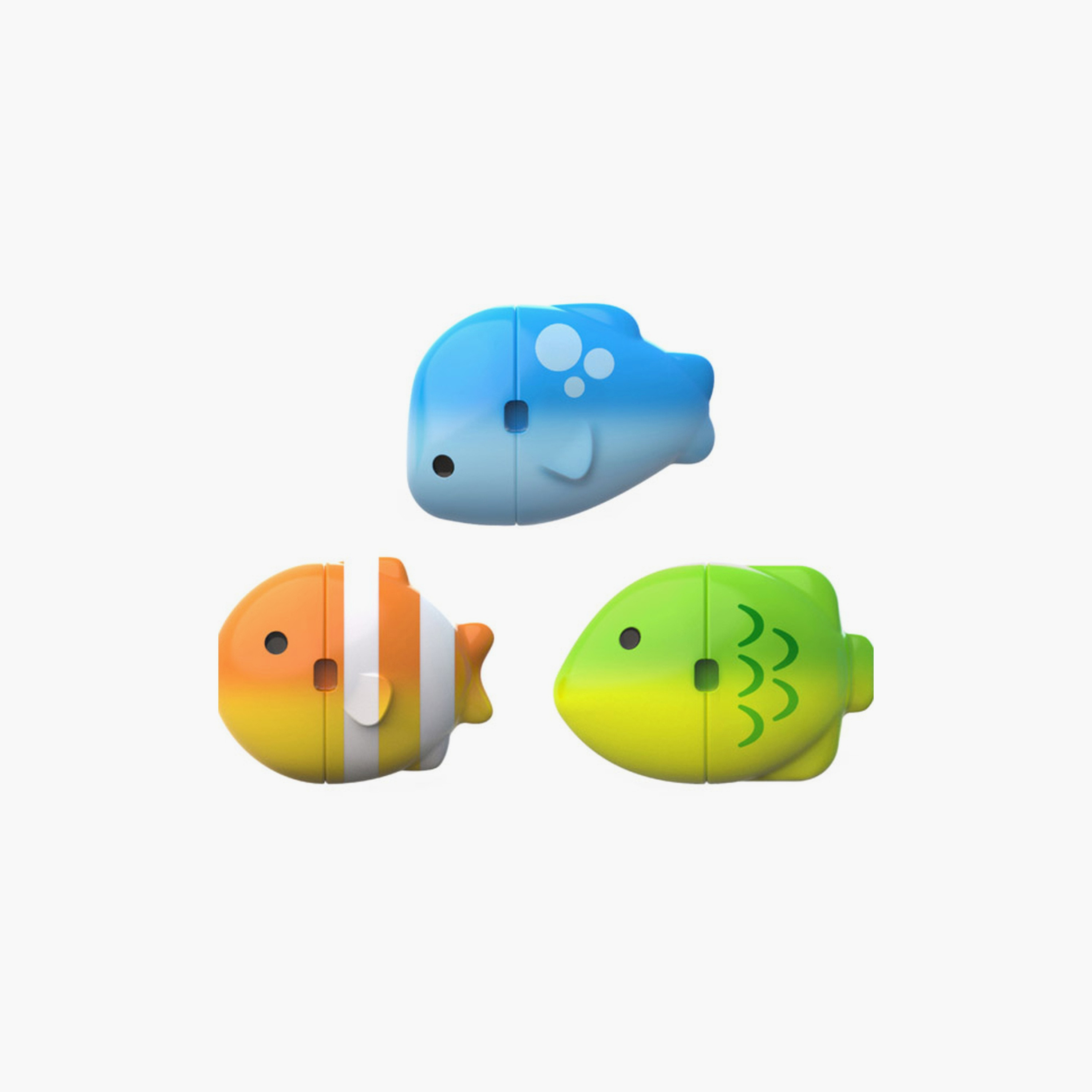 Munchkin 3-Piece ColorMix Color Changing Fish Bath Toy Set-toys-babyandtoddlertoys-bathtoys-image-2