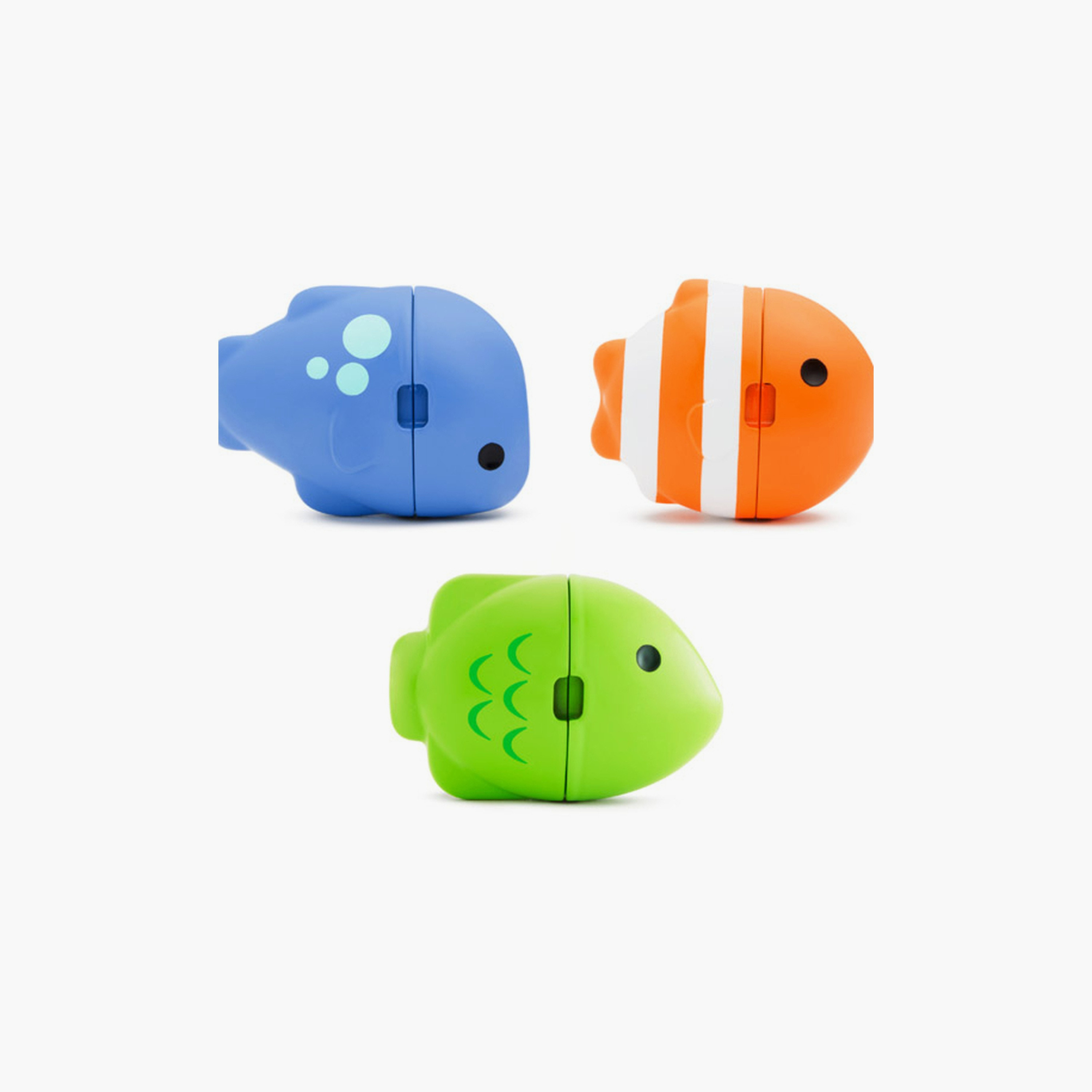 Munchkin 3-Piece ColorMix Color Changing Fish Bath Toy Set-toys-babyandtoddlertoys-bathtoys-image-4