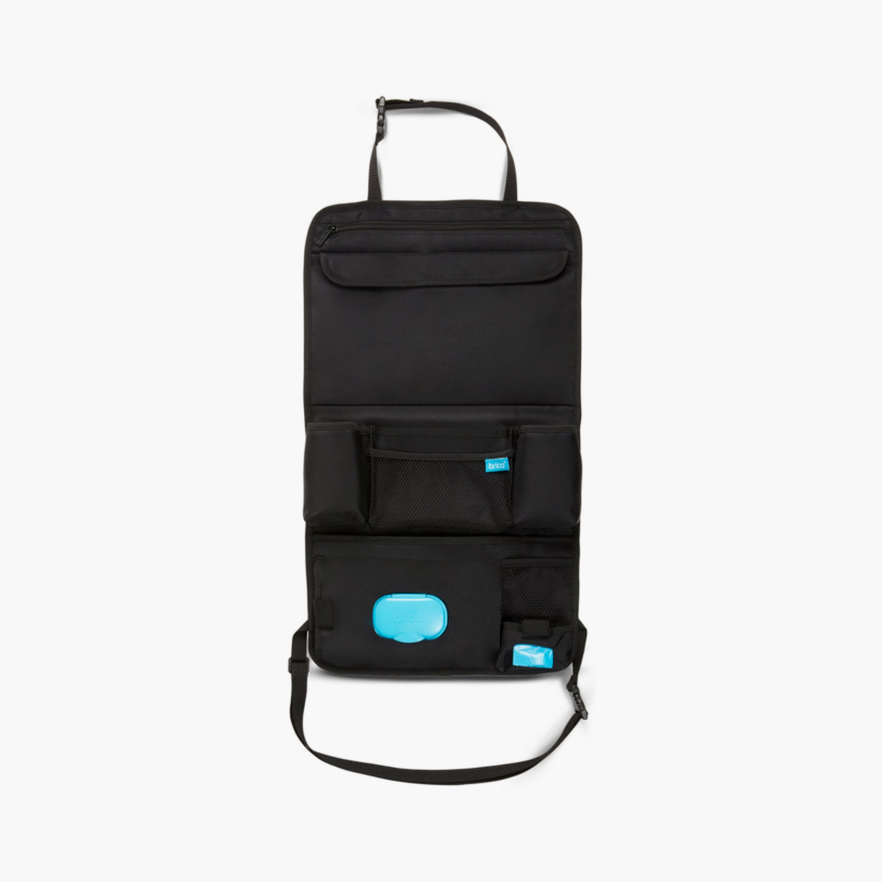Munchkin Brica Car Backseat Organizer with Wipes Case-baby-gear-travelaccessories-image-1