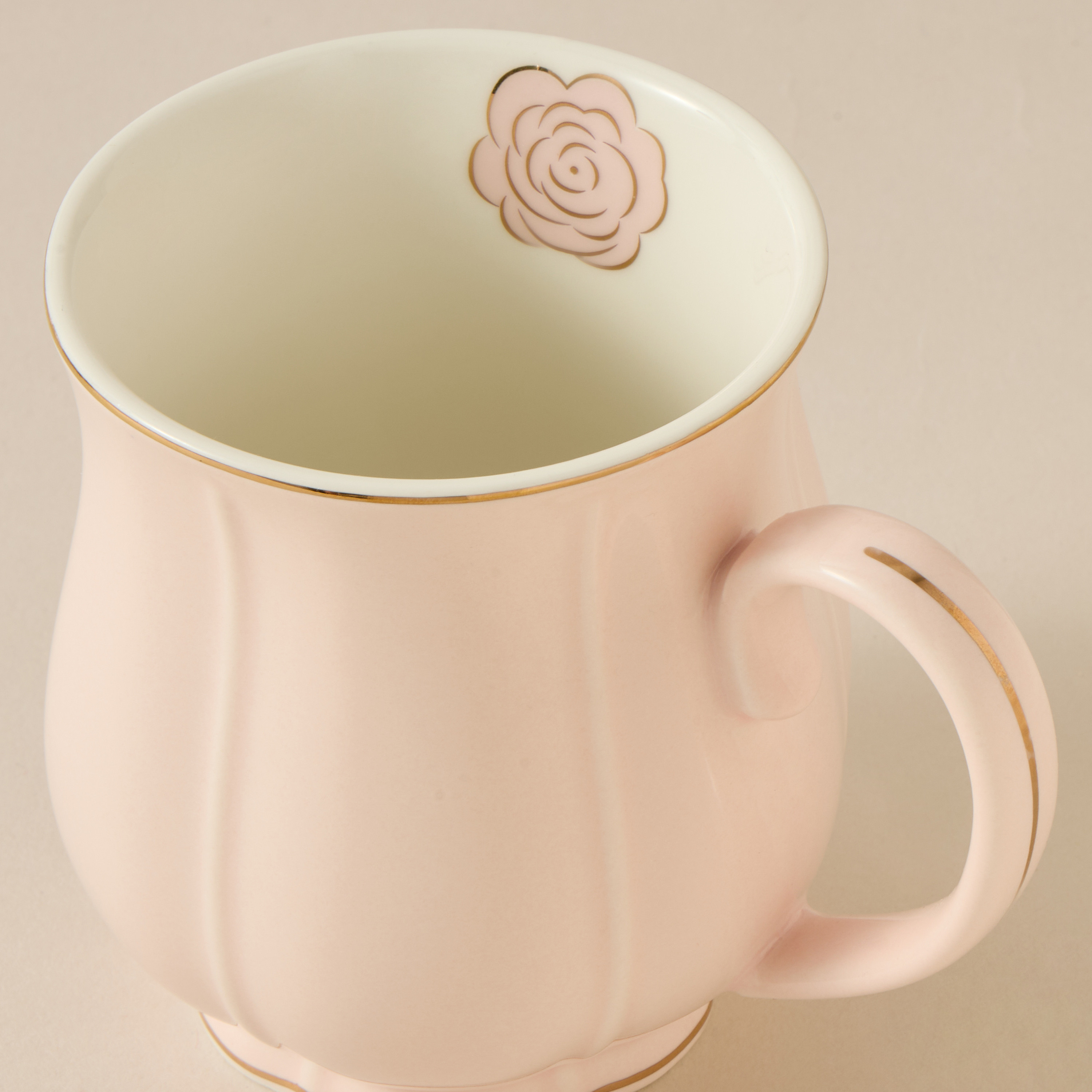 Rose Accent Porcelain Mug - 330 ml-household-dining-teaandcoffee-mugsandcups-image-3