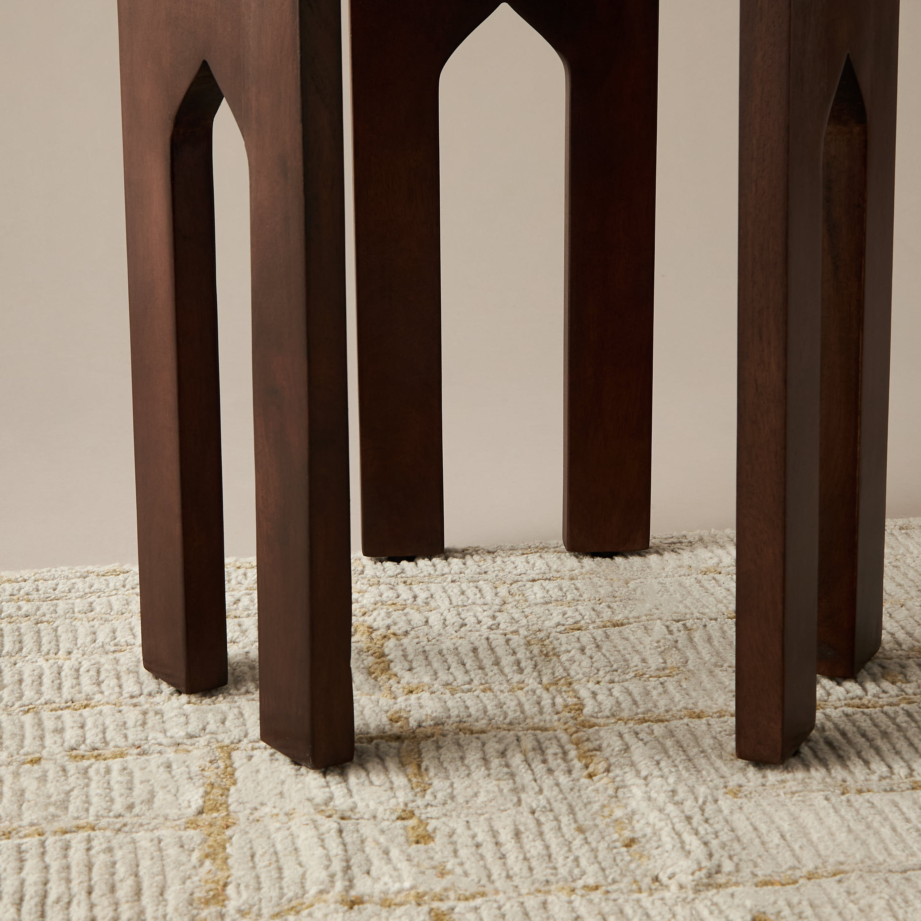 Round Marble Top Side Table - 46x46 cms-furniture-livingroom-sideandendtables-image-5