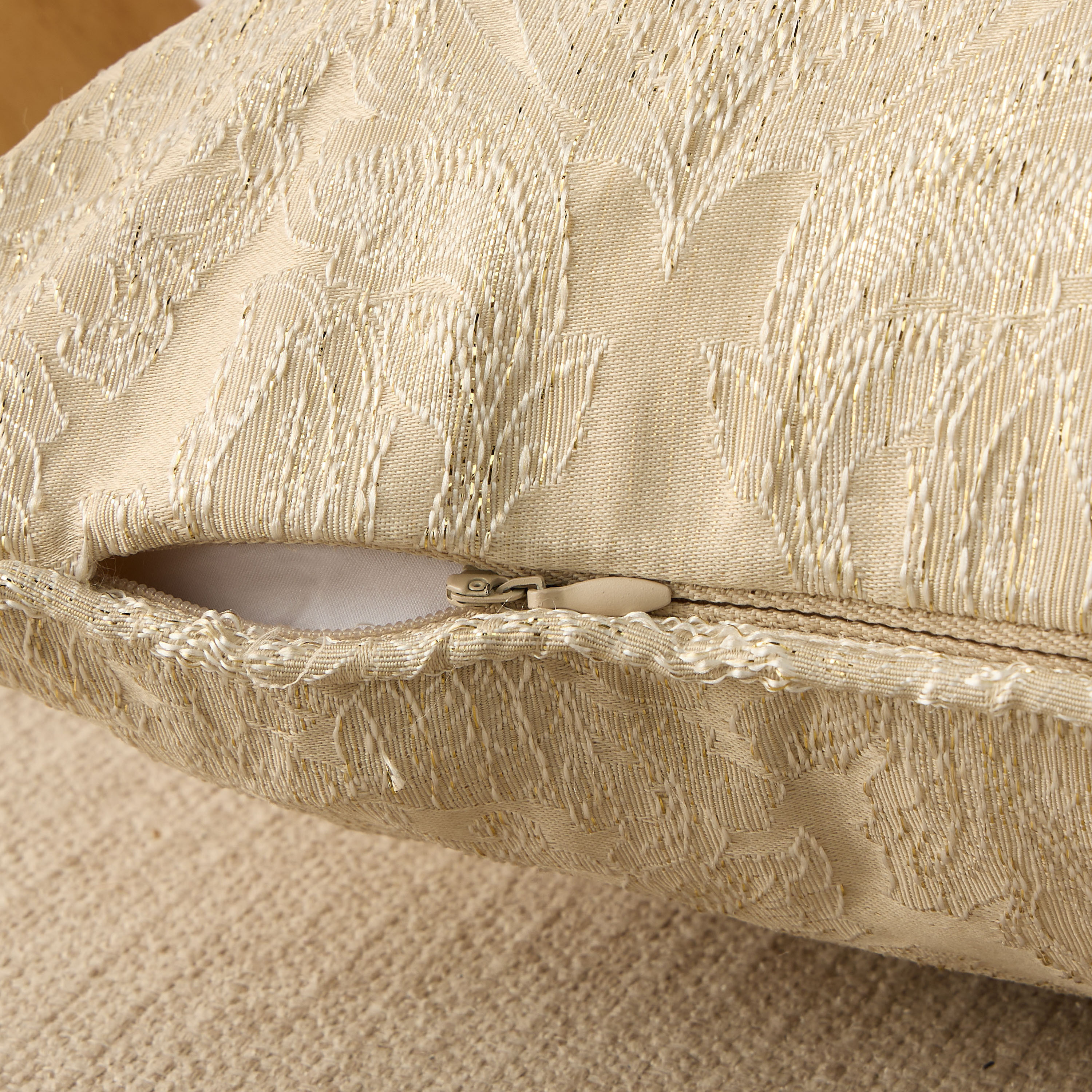 Alma Jacquard Cushion Cover - 45x45 cms-household-cushionsandthrows-cushioncovers-image-5