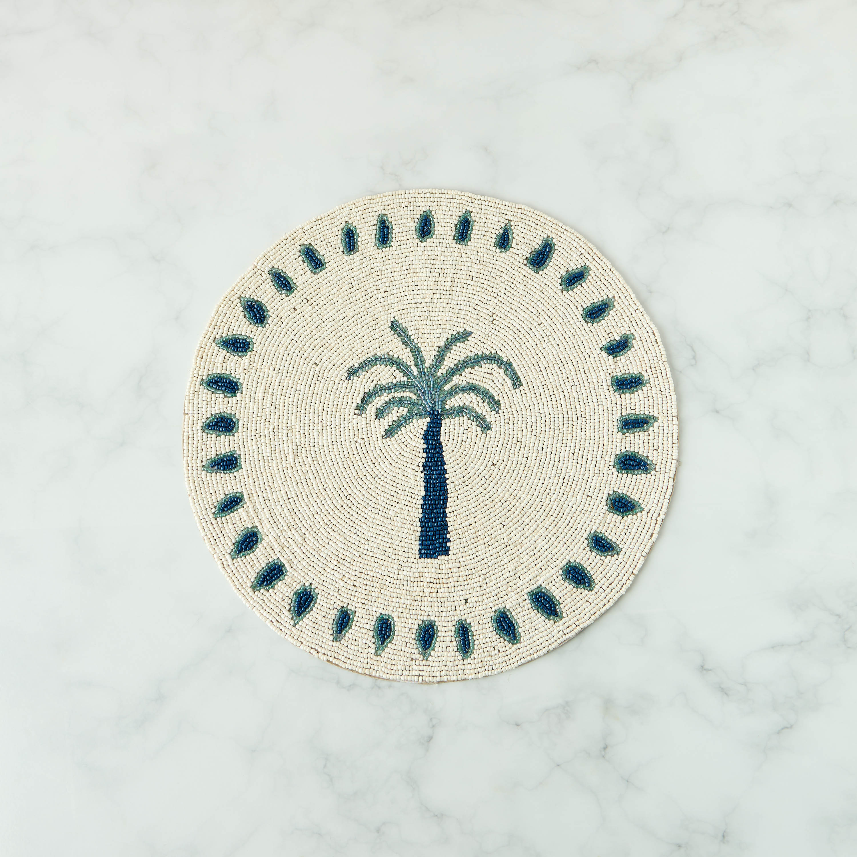 Palm Tree Beaded Placemat-household-dining-tablelinen-placemats-image-3