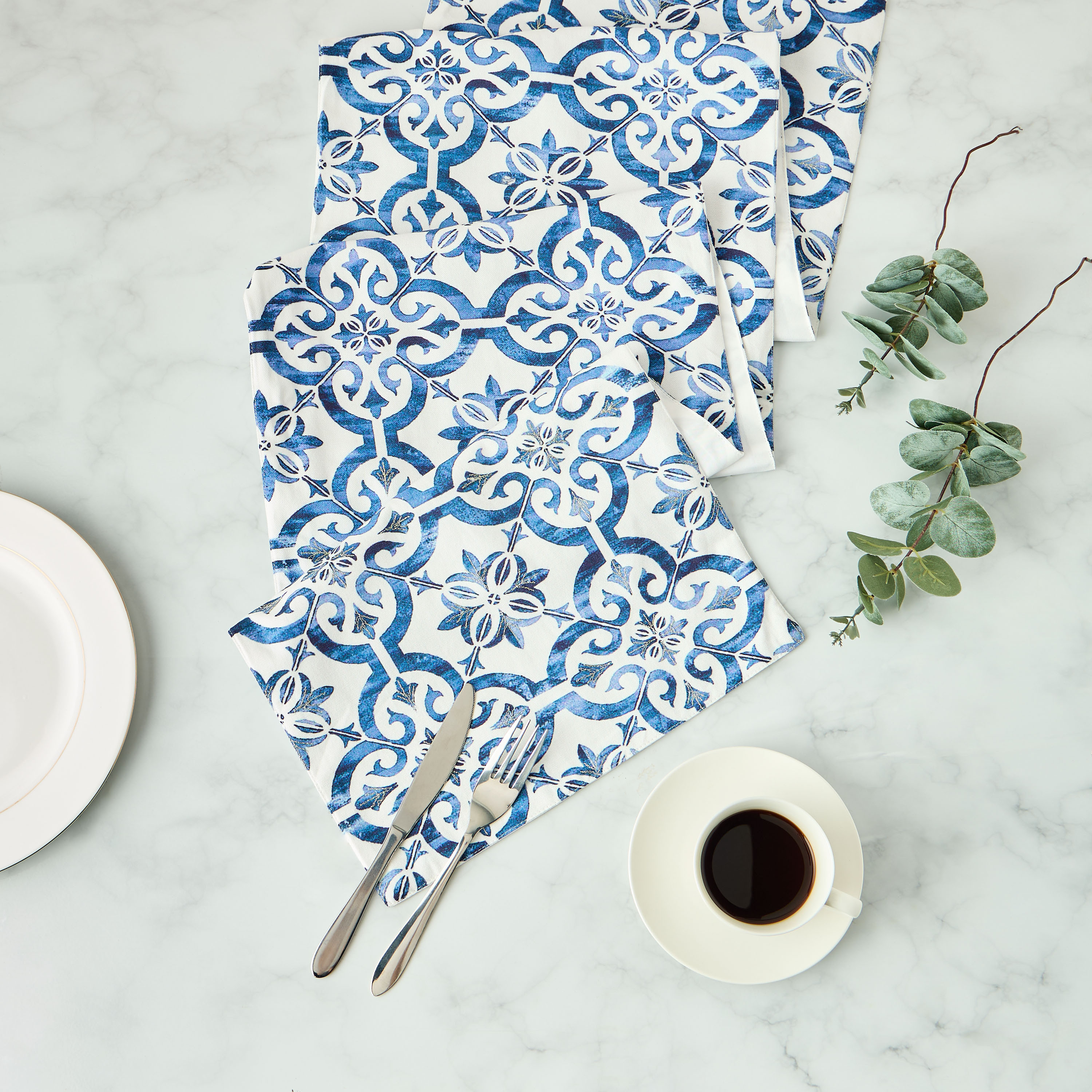 Printed Table Runner - 180x33 cms-household-dining-tablelinen-runnersandtablecovers-image-1