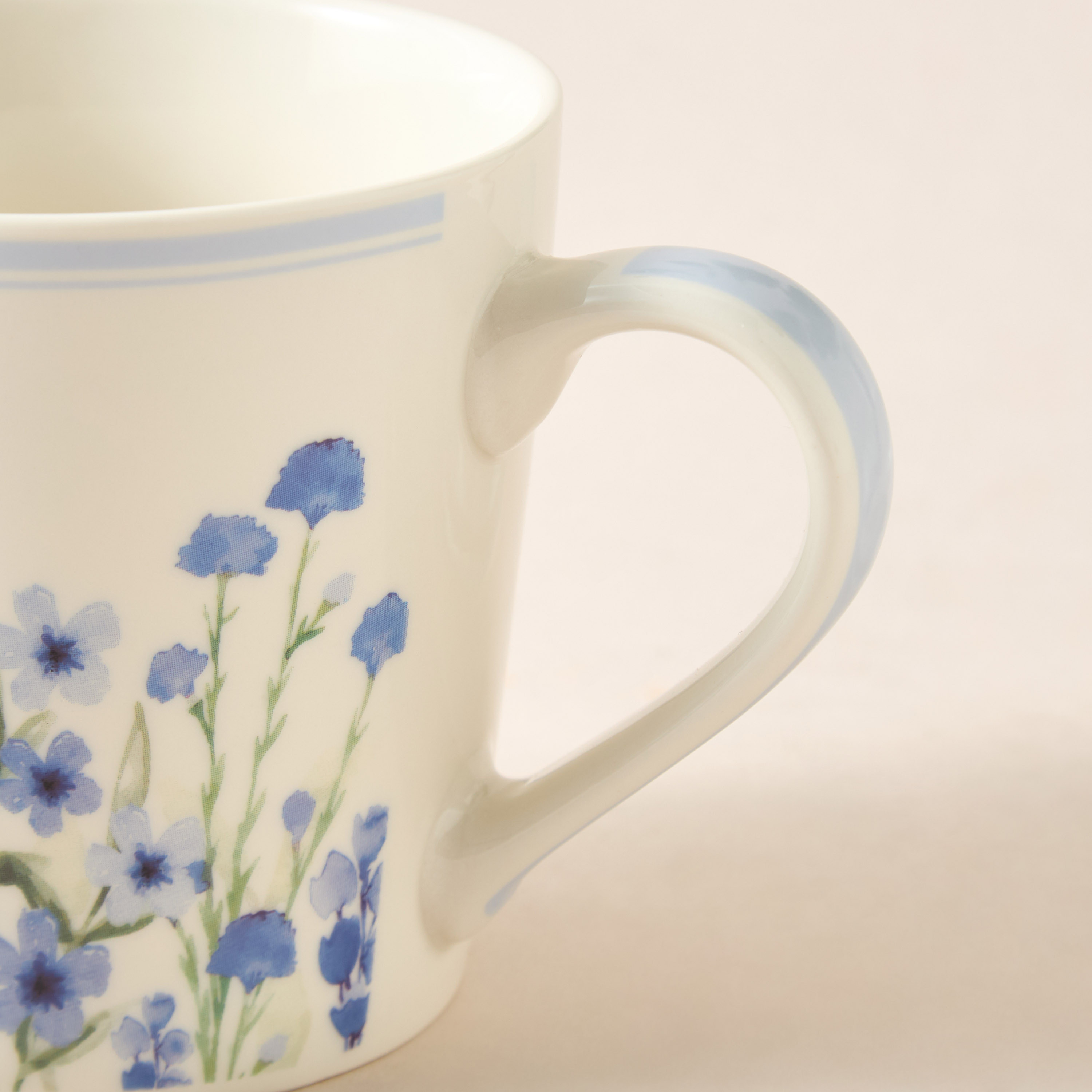 Florisse Floral Print Bone China Mug - 400 ml-household-dining-teaandcoffee-mugsandcups-image-2