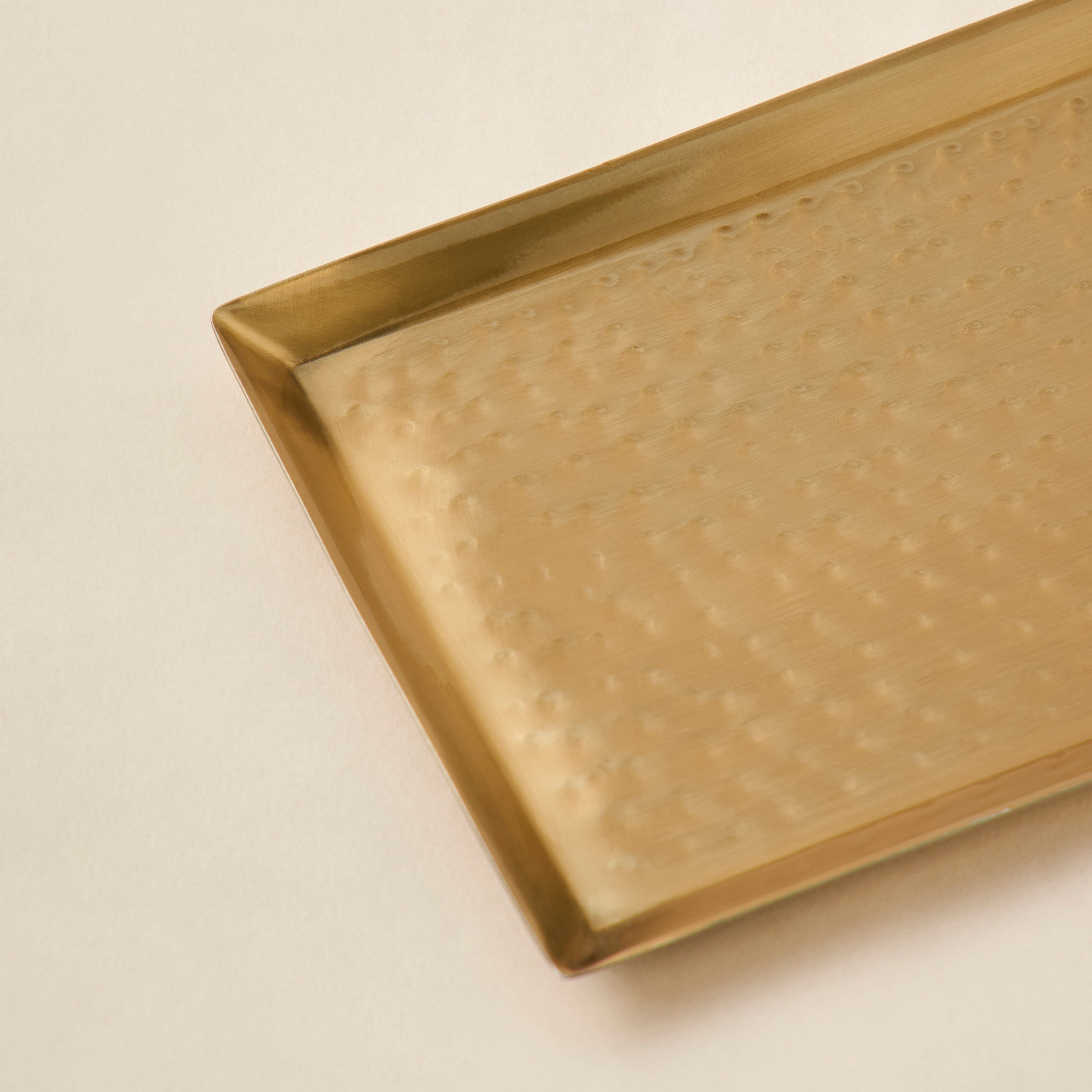 Metallic Hammered Tray-household-bathandlaundry-bathaccessories-toweltraysandplatforms-image-3