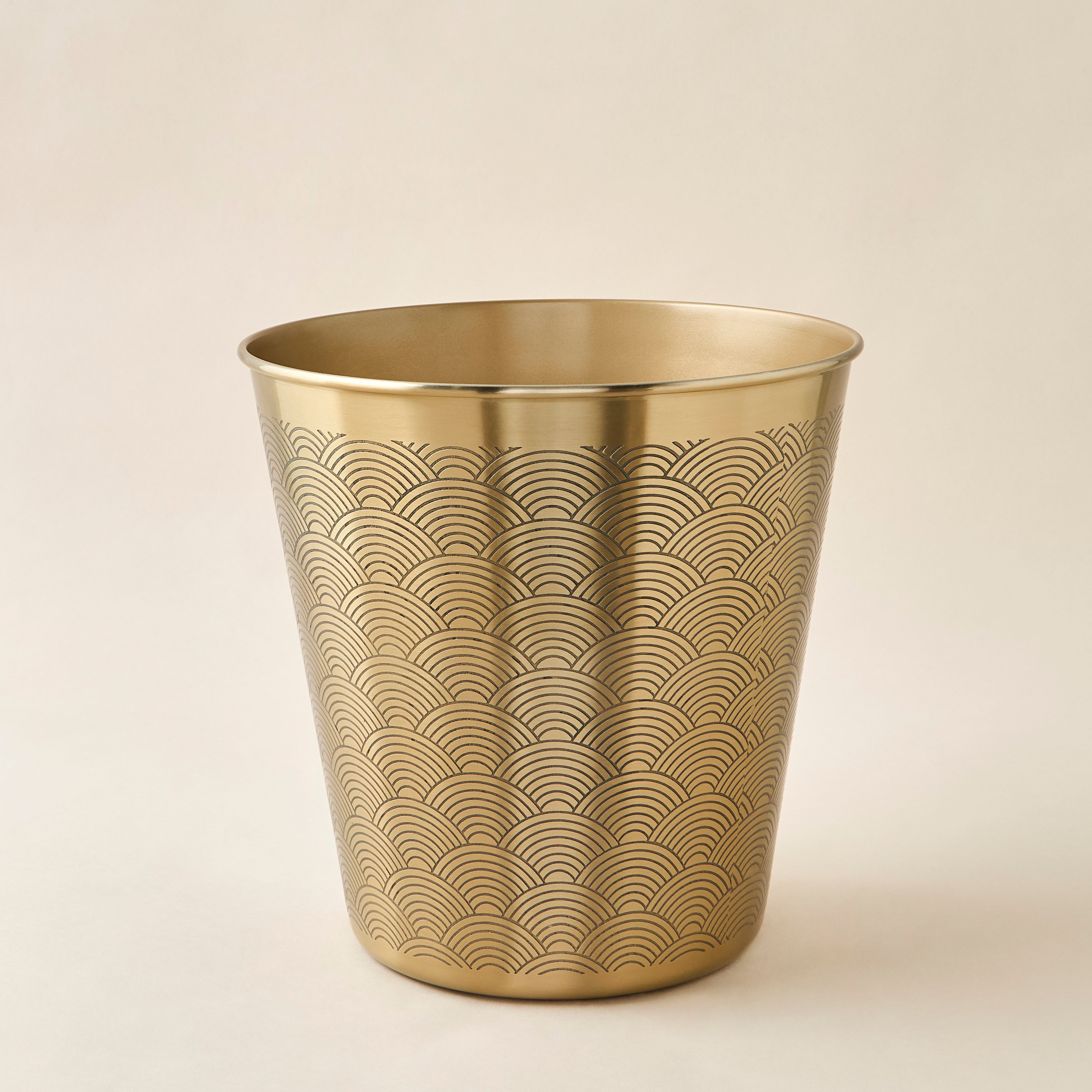 Geometric Textured Waste Bin-household-bathandlaundry-wastebinsandaccessories-image-1