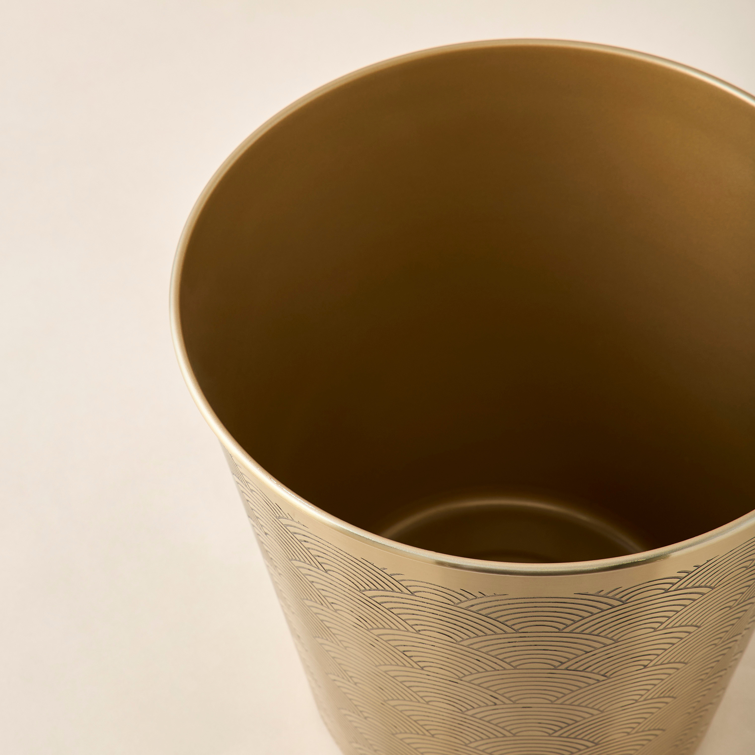 Geometric Textured Waste Bin-household-bathandlaundry-wastebinsandaccessories-image-2