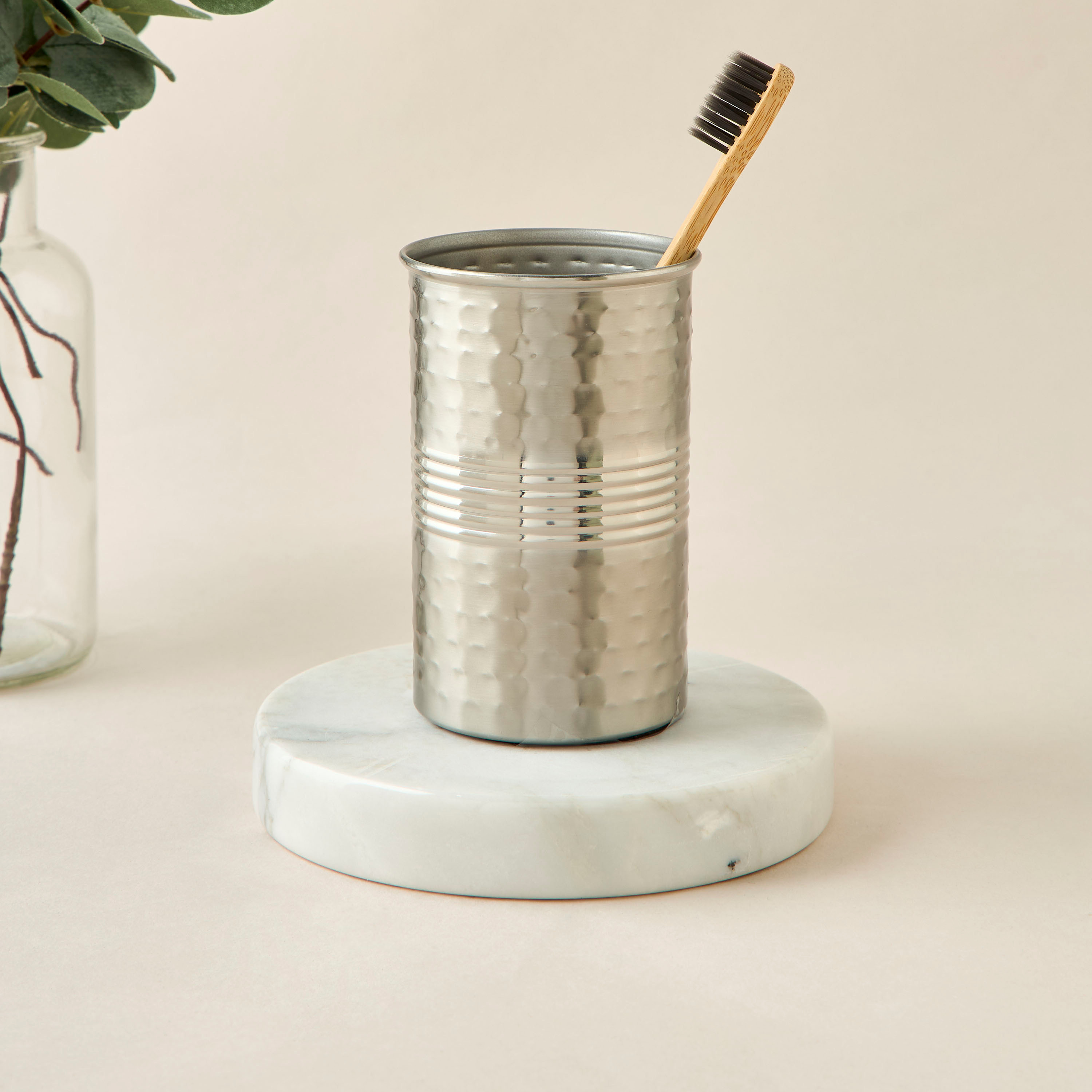 Metallic Hammered Tumbler-household-bathandlaundry-bathaccessories-toothbrushholdersandtumblers-image-1