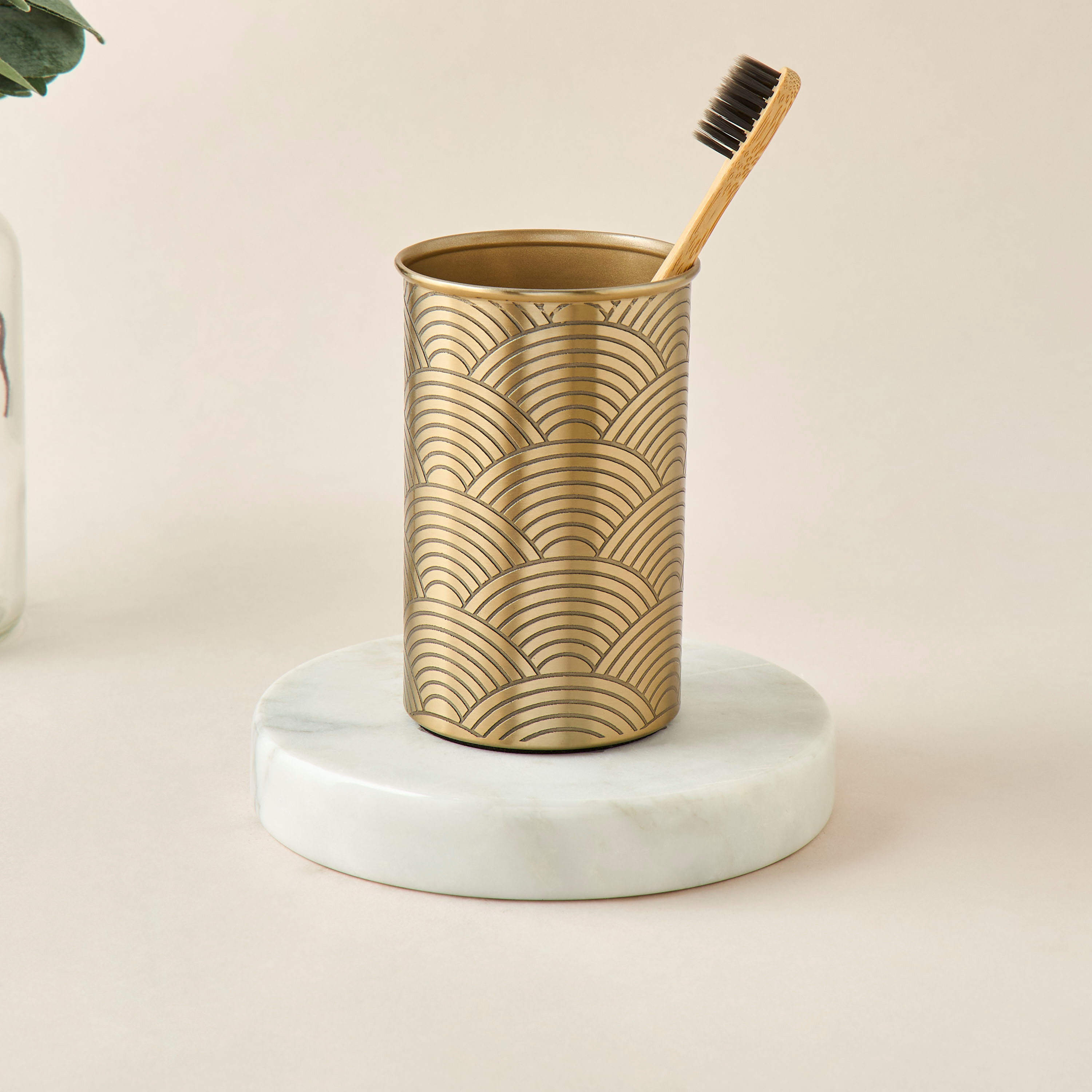 Metallic Etched Tumbler-household-bathandlaundry-bathaccessories-toothbrushholdersandtumblers-image-1