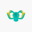 Playgro Pop and Chew Silicone Teether, 6 Months +-baby-feeding-teethers-image-3