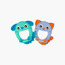 Pack of 2 Playgro Baby Teether with Animal Shape-baby-feeding-teethers-image-1