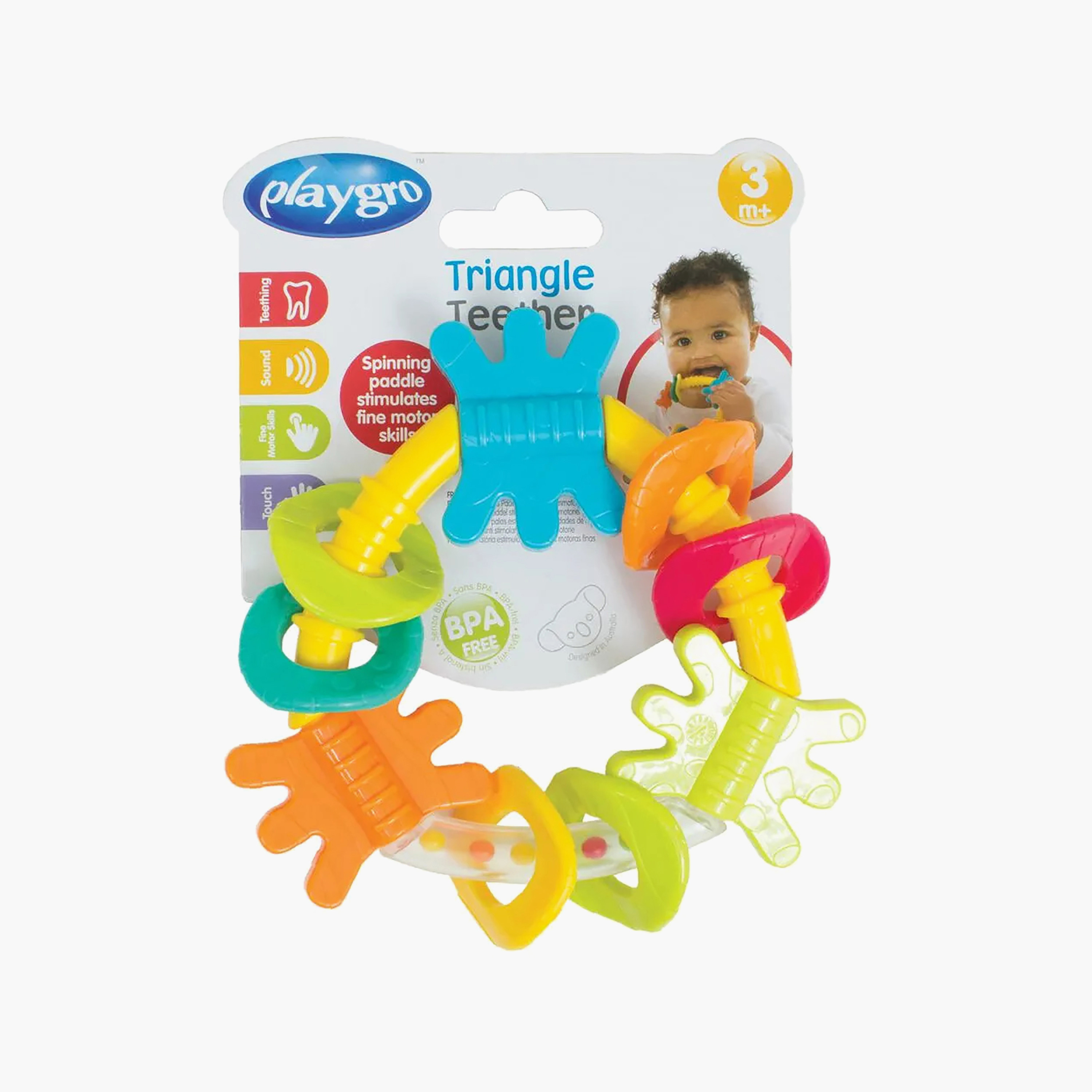 Playgro Baby Teether with Spinning Paddle-baby-feeding-teethers-image-4