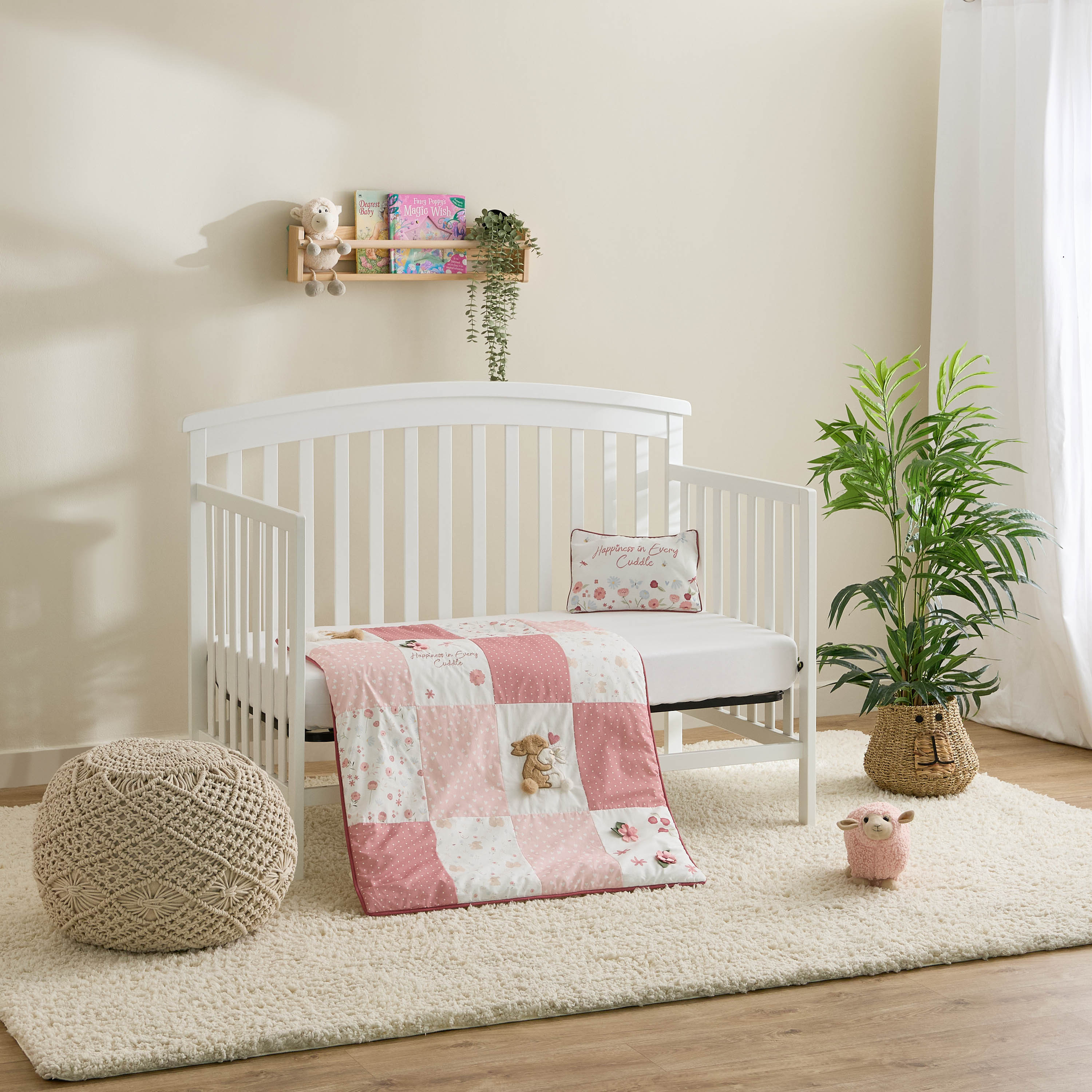 Juniors Baby Bedding Set with Bunny Print, 83x106 cm-baby-nursery-babybedding-image-8