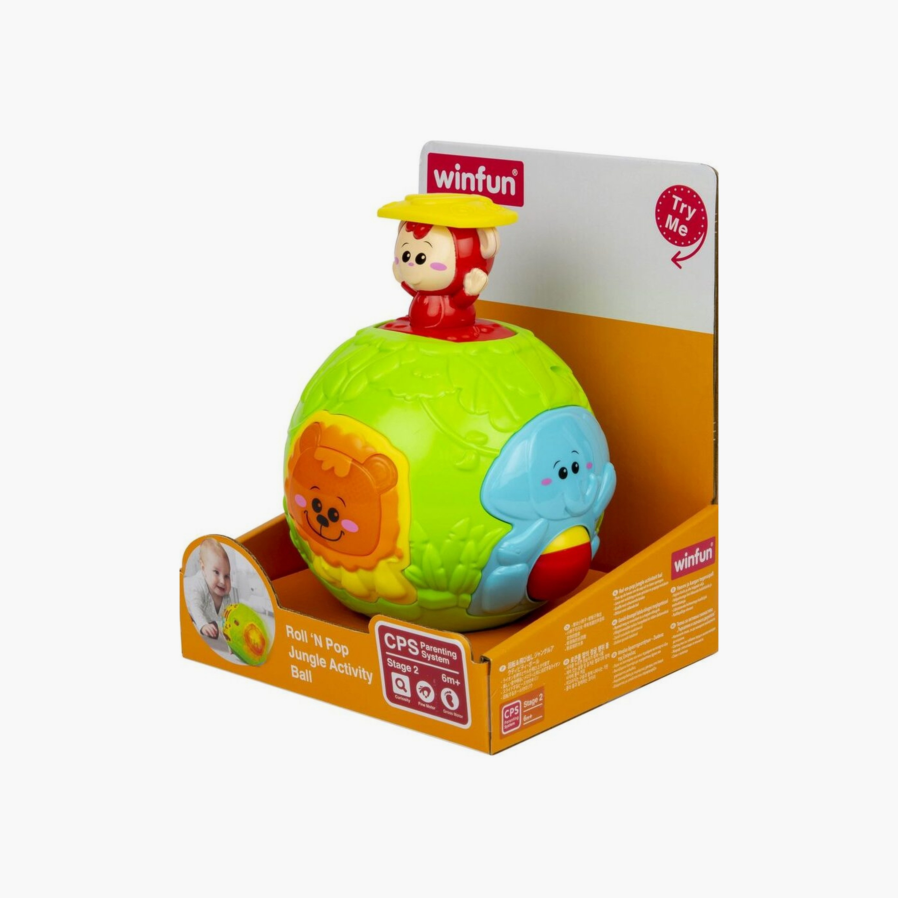 Winfun 000778 Roll N Pop Jungle Activity Ball-toys-babyandtoddlertoys-pushandpulltoys-image-3