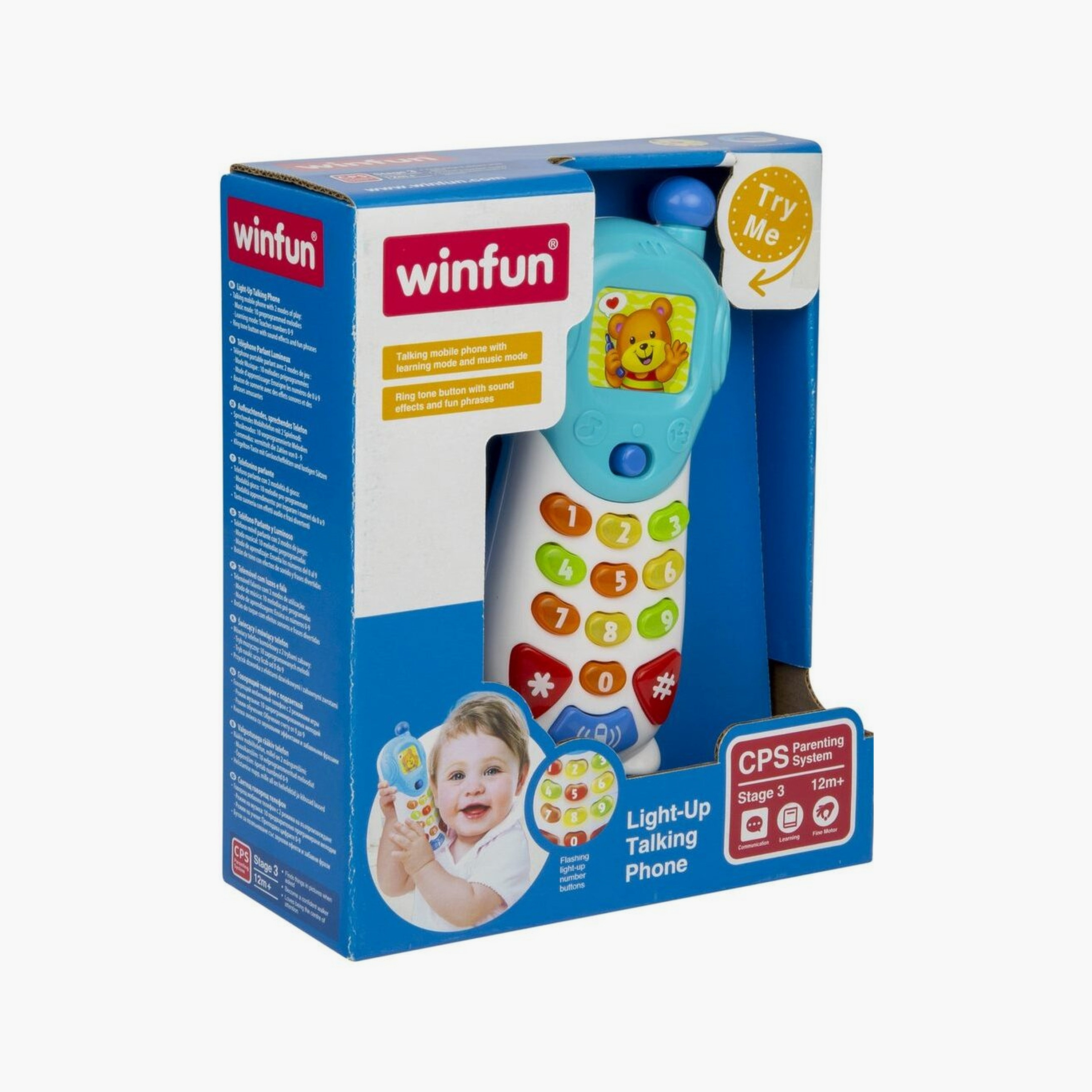 Winfun 000619 Light Up Talking Phone-toys-babyandtoddlertoys-lightsandmusicaltoys-image-2
