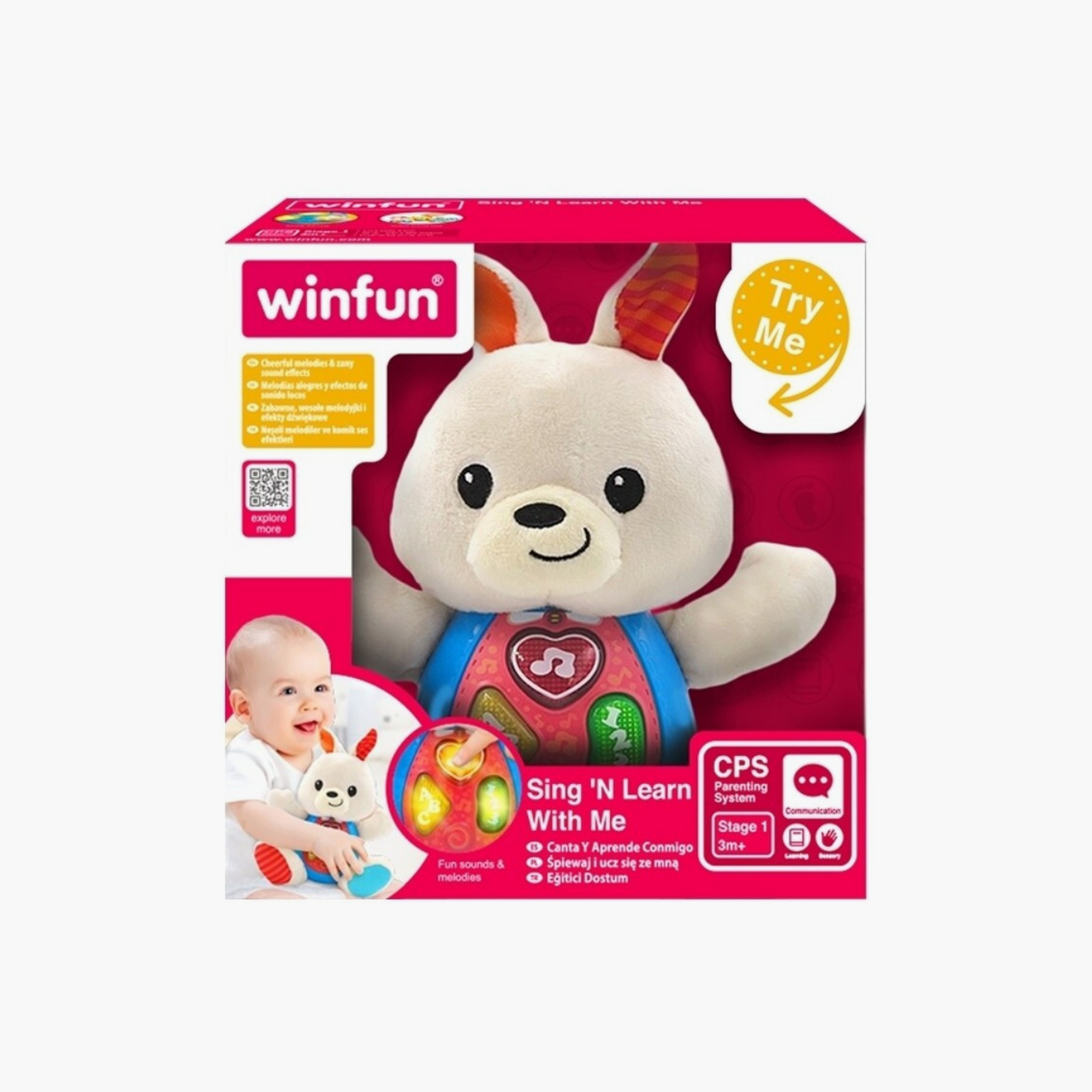 Winfun 000687 Bouncy Bunny Sing N Learn With Me-toys-plushsofttoys-teddybears-image-2