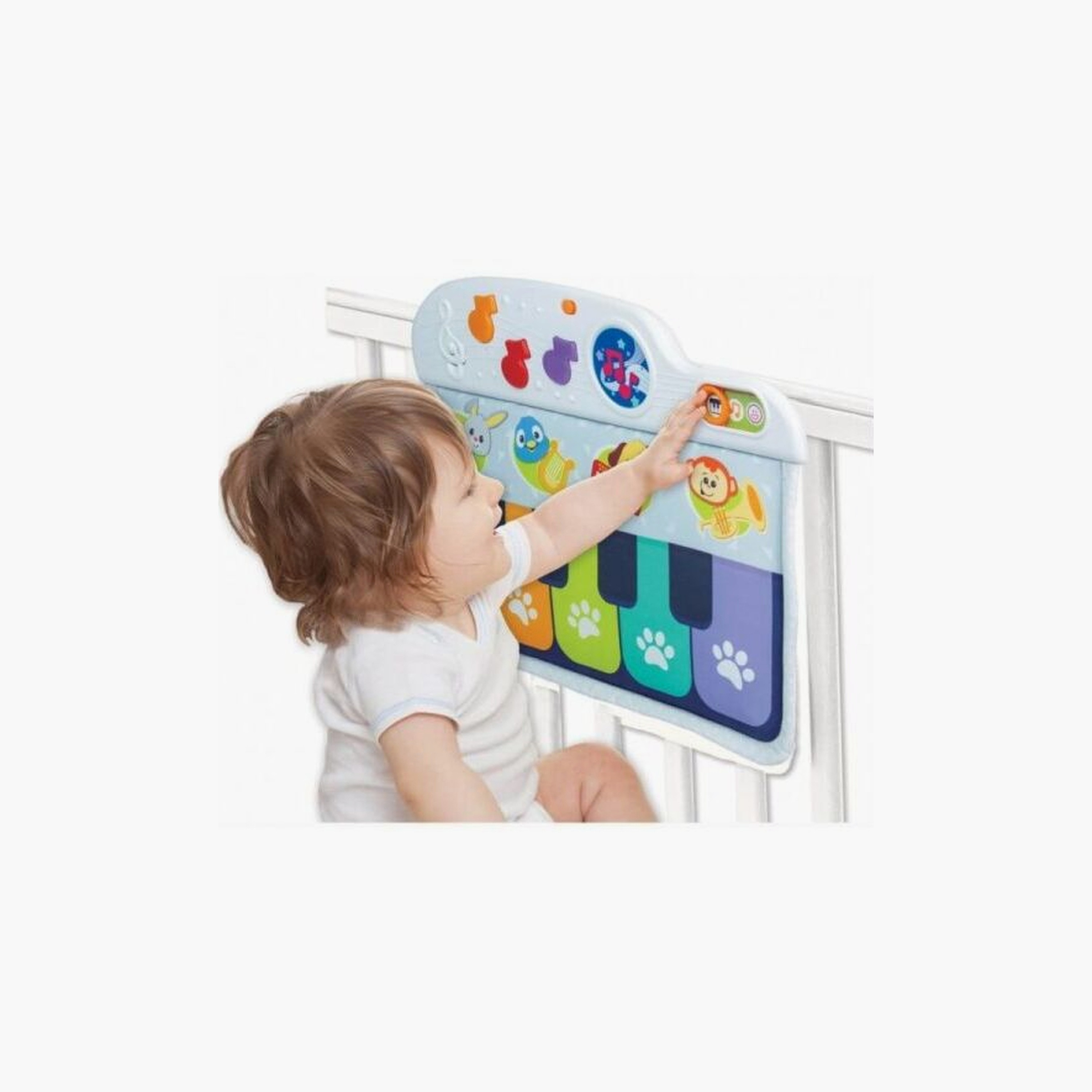 بيانو سرير أصدقاء الحيوانات من وينفن 000781-toys-babyandtoddlertoys-lightsandmusicaltoys-image-2