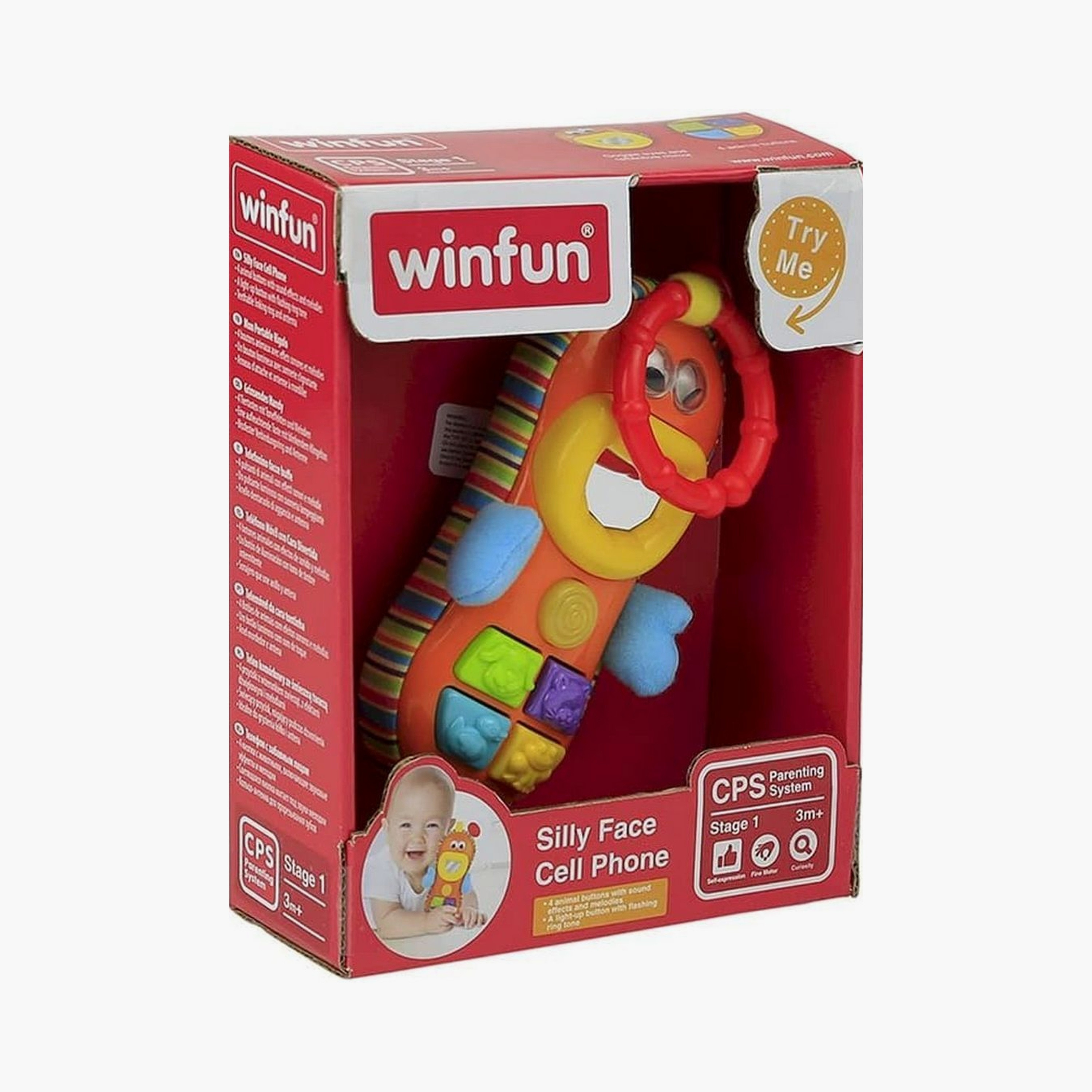 Winfun 000608 Silly Face Cell Phone-toys-babyandtoddlertoys-lightsandmusicaltoys-image-2