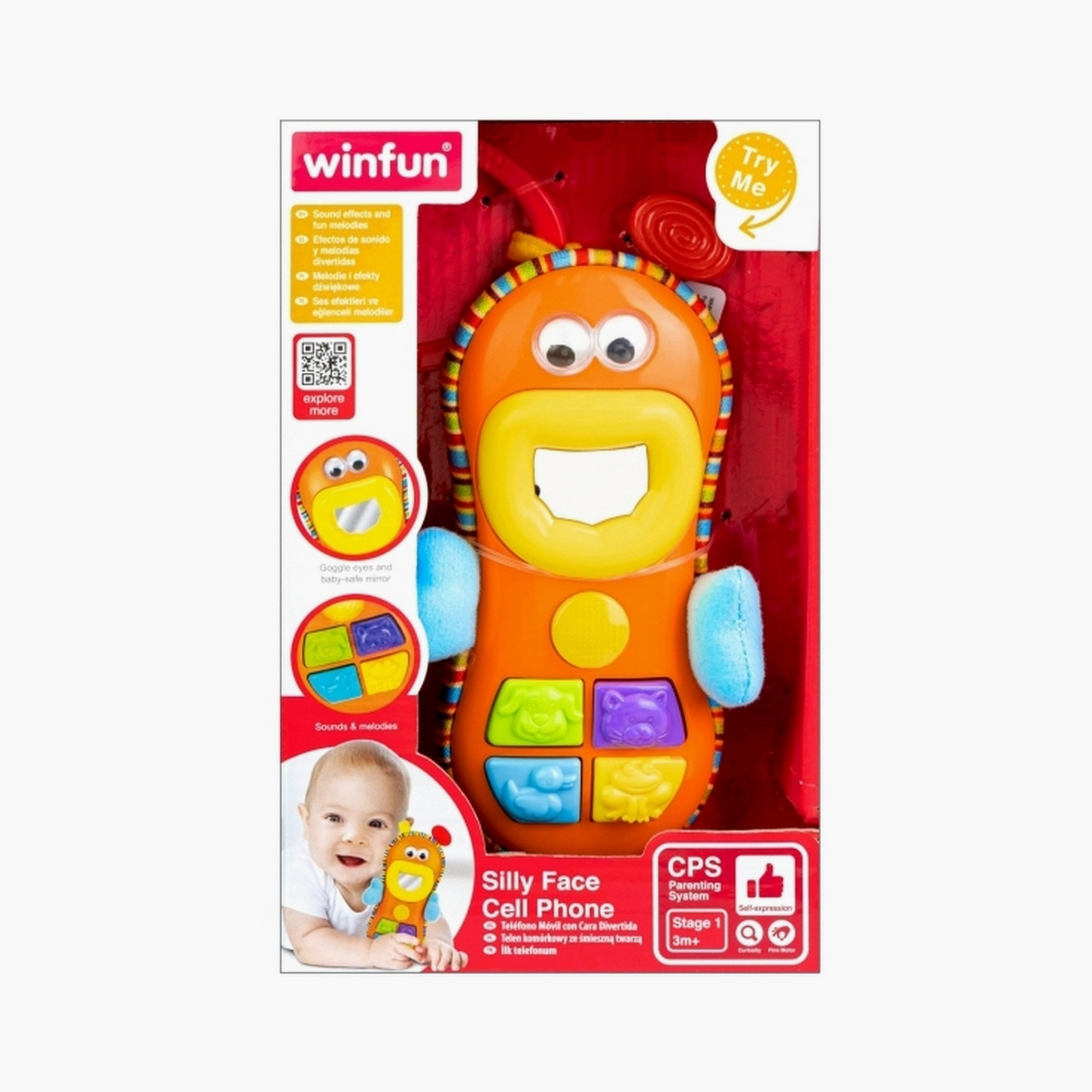 Winfun 000608 Silly Face Cell Phone-toys-babyandtoddlertoys-lightsandmusicaltoys-image-4