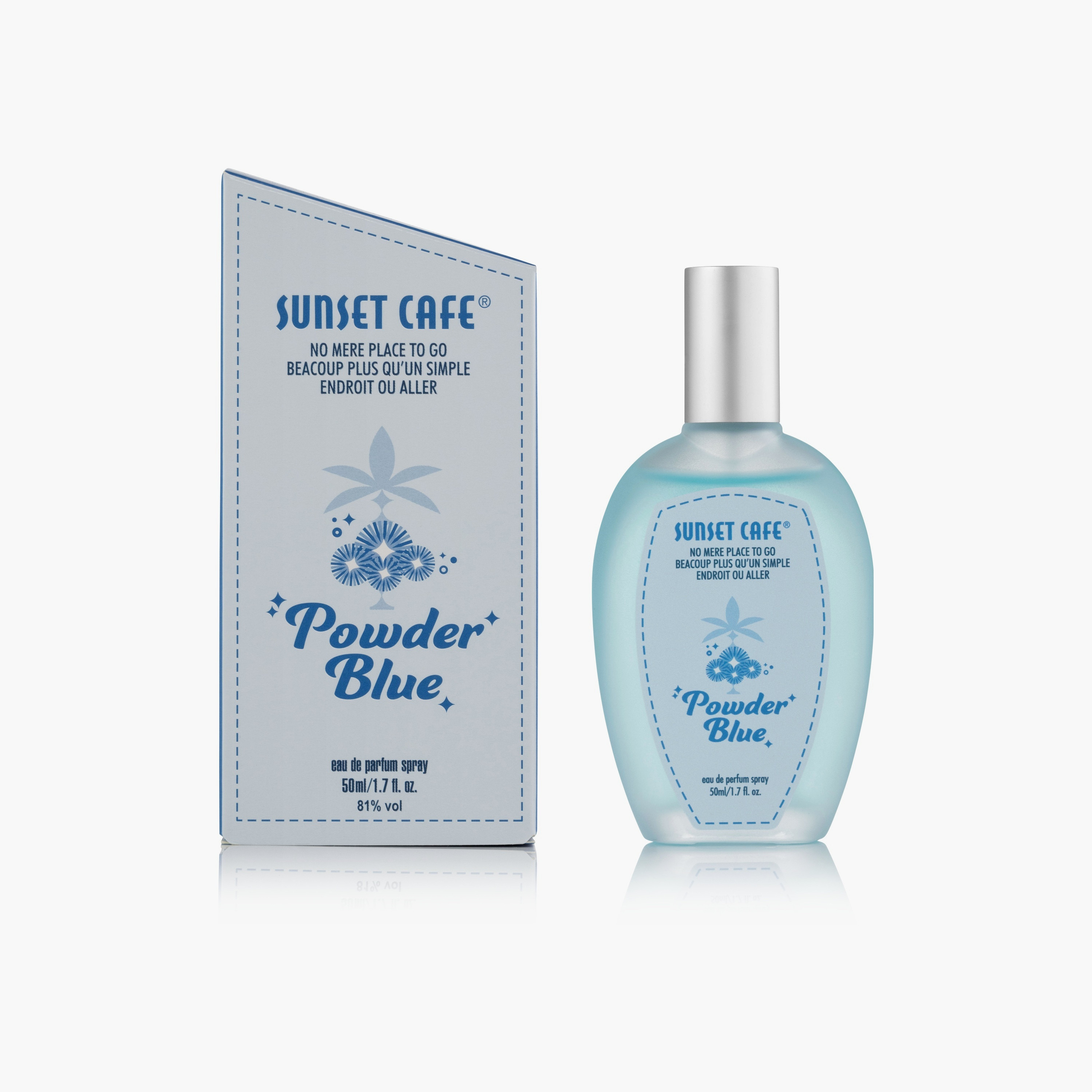 Sunset Cafe Powder Blue Eau De Perfume Spray - 50ml-baby-bathandcare-hairbodyskincare-babypowder-image-2