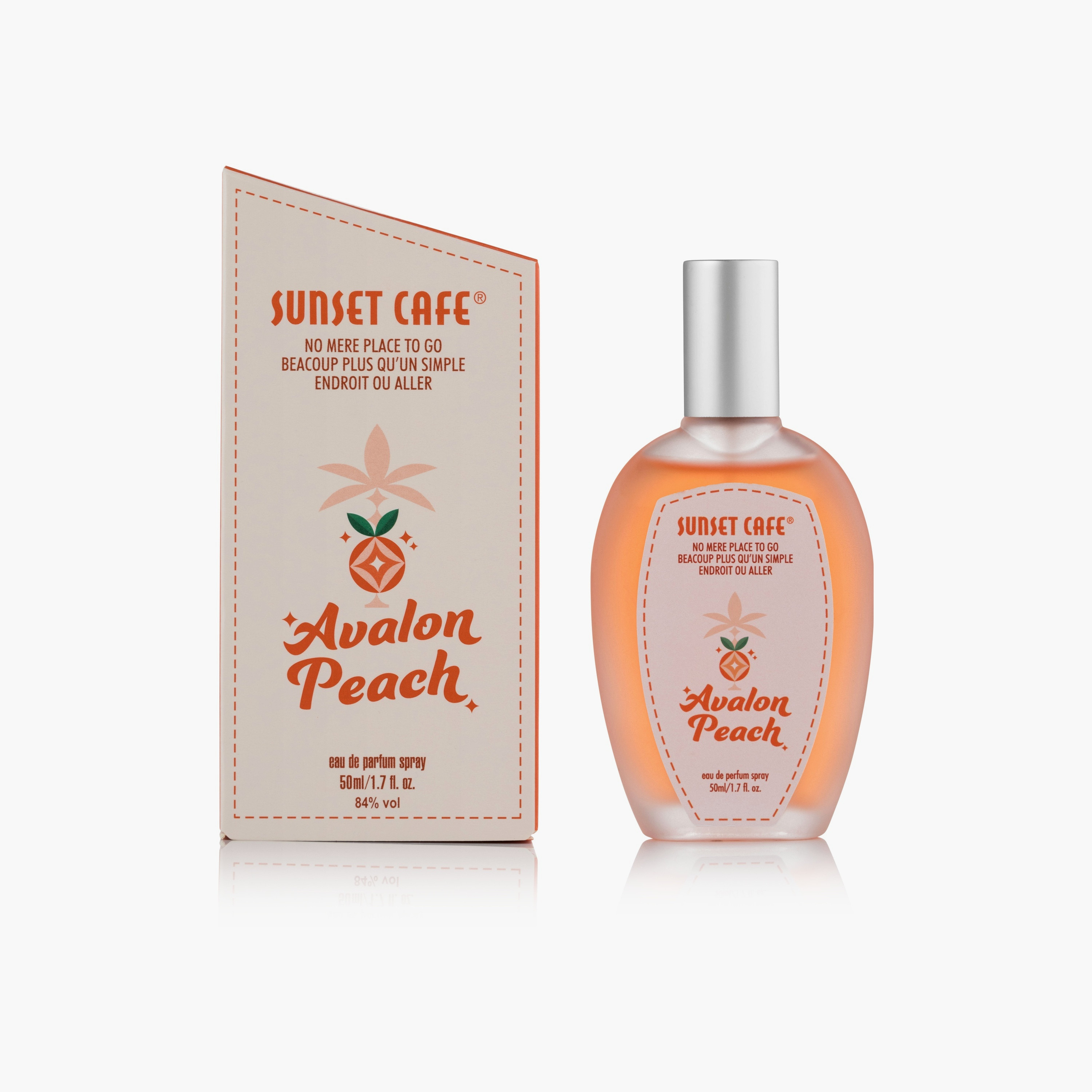 Sunset Cafe Avalon Peach Eau De Perfume Spray - 50ml-girls-accessories-perfumesandfragrances-image-2