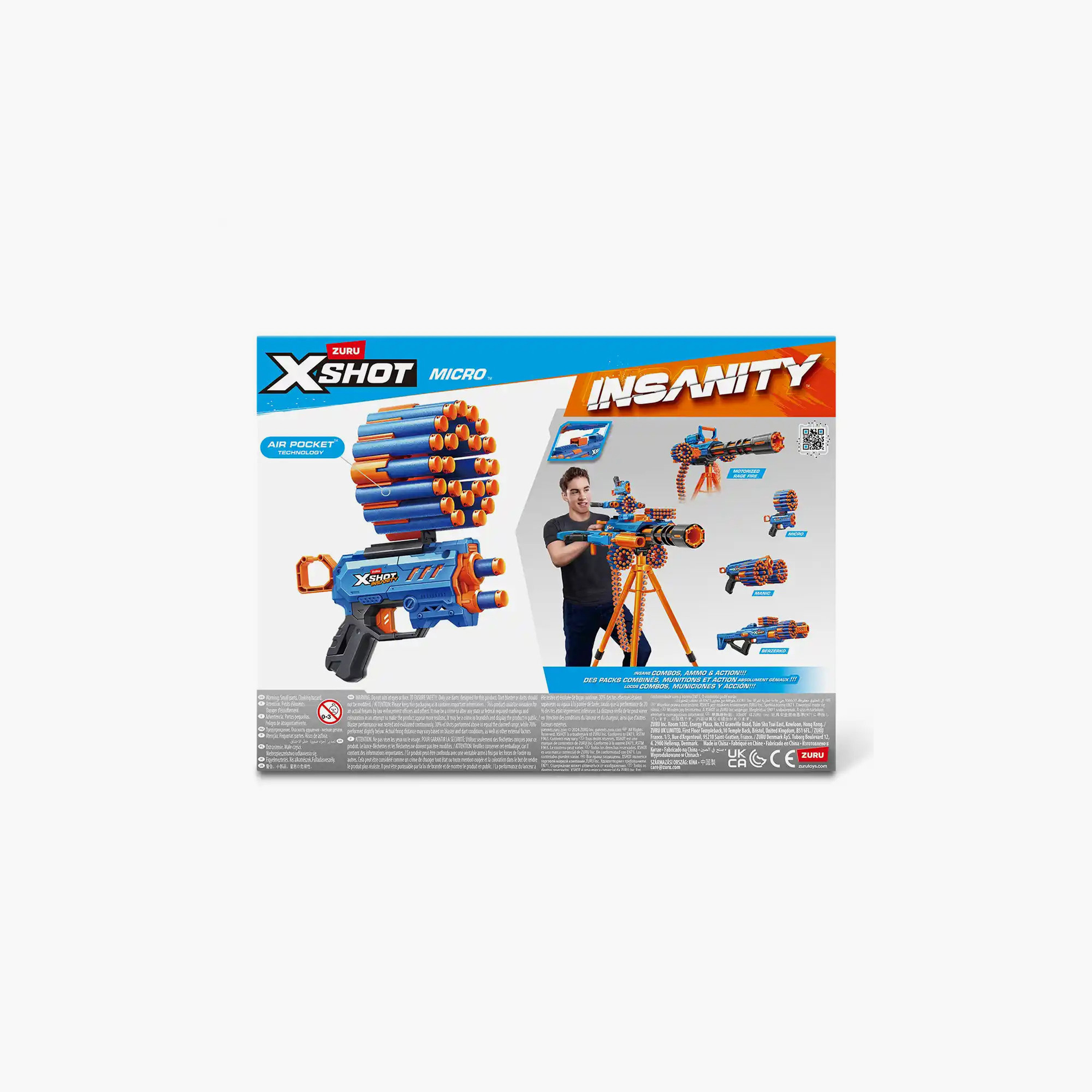 X-Shot Insanity Micro with 24 Darts-toys-outdoor-gunsandfoamblasters-image-4