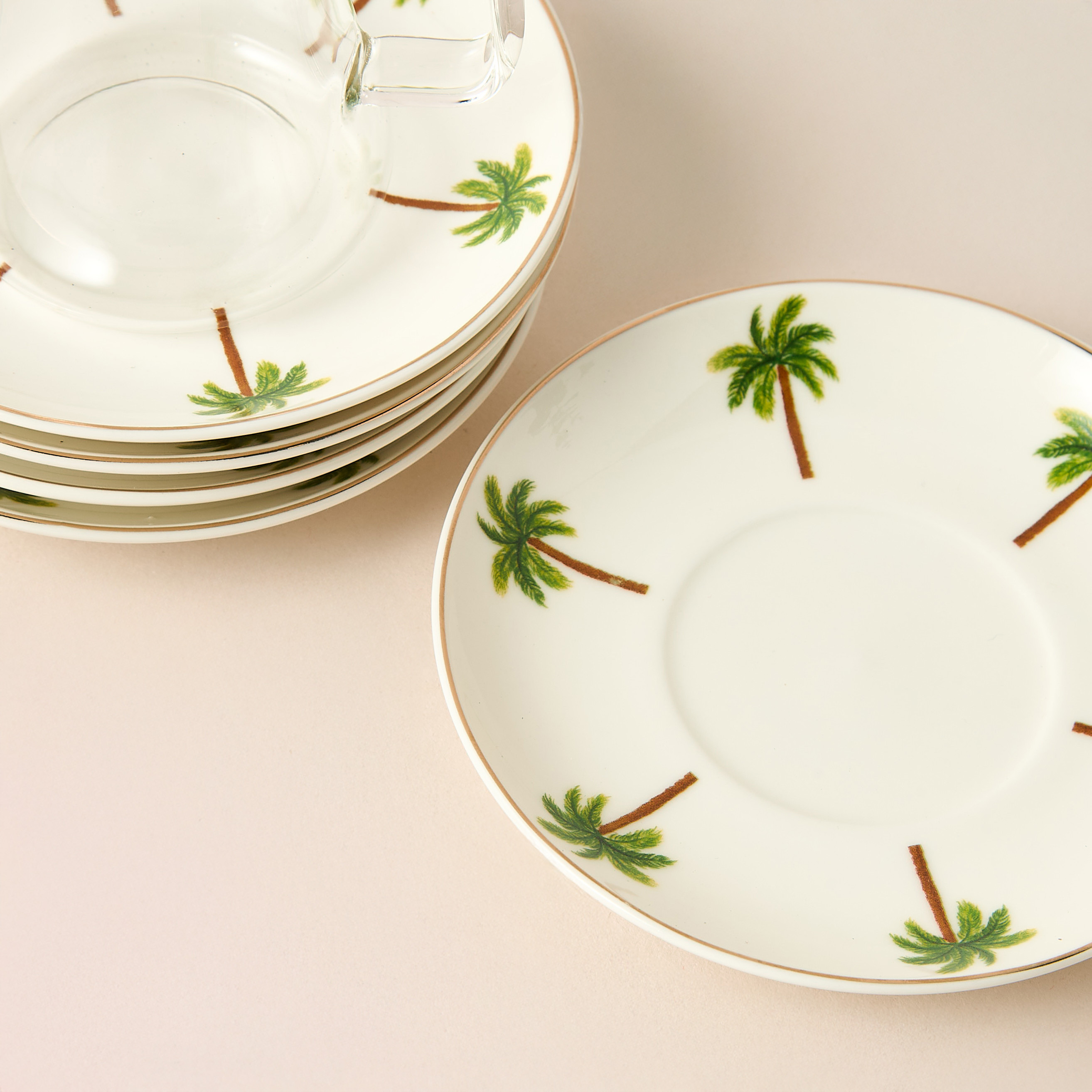 Palm Tree Print 12-Piece Bone China Turkish Tea Cup and Saucer Set - 200 ml-household-dining-teaandcoffee-teaandcoffeesets-image-4