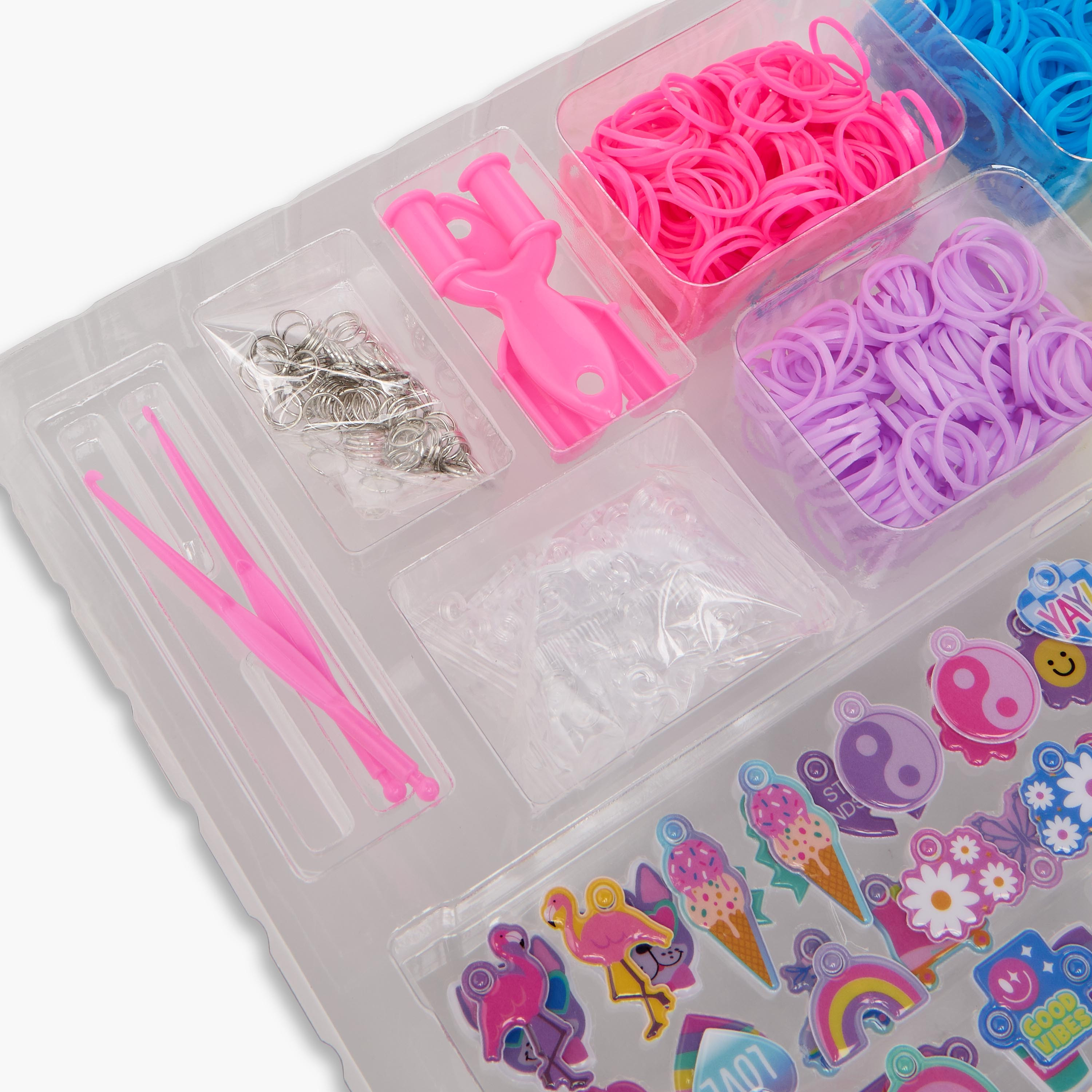 طقم إكسسوارات وحِلي اصنعيها بنفسك مع تعليقات وأساور مطاطية-toys-blocksandpuzzles-image-5