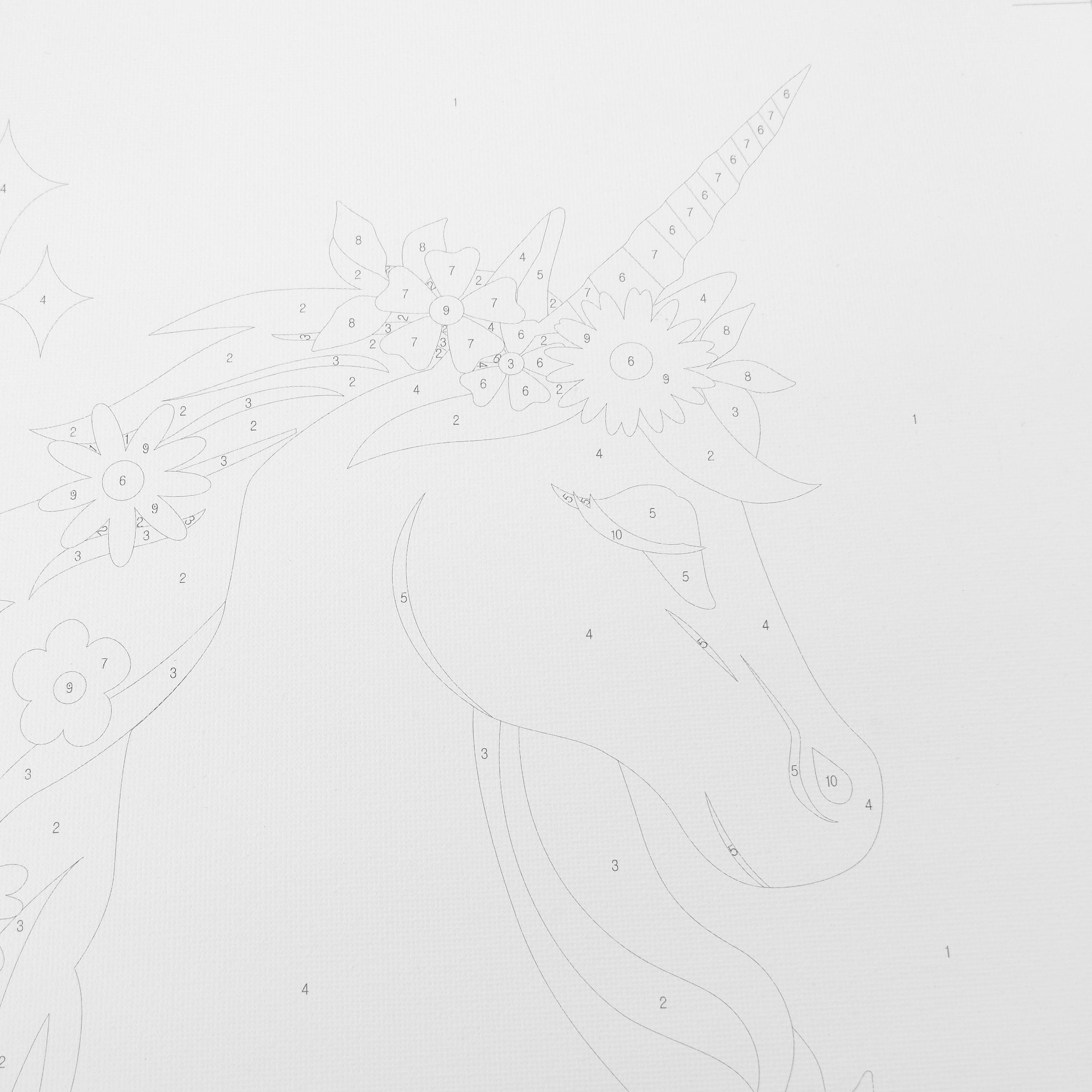 Unicorn Paint by Numbers Canvas Kit-toys-blocksandpuzzles-image-3