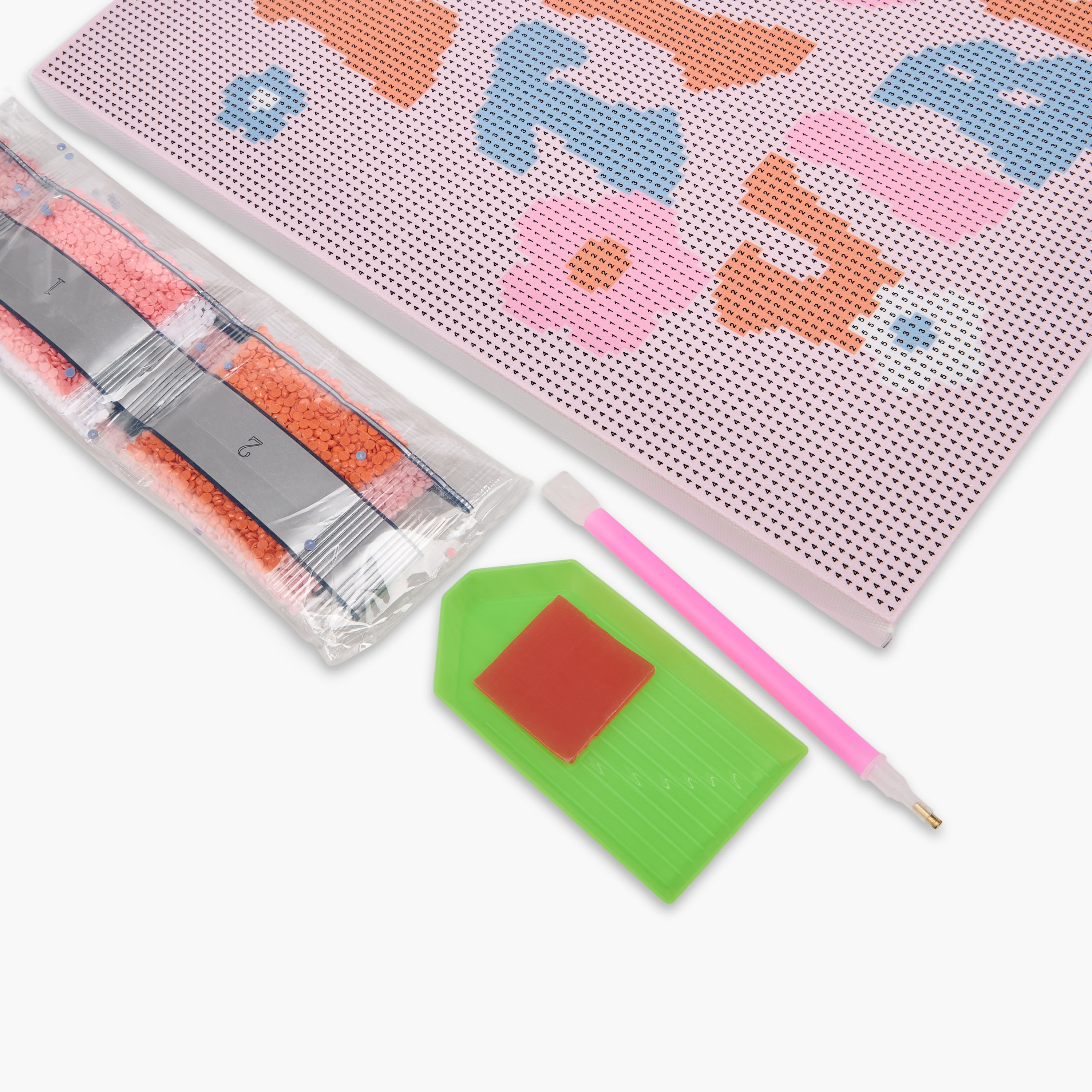 DIY Canvas Gem Art Kit-school-stationery-sets-image-5