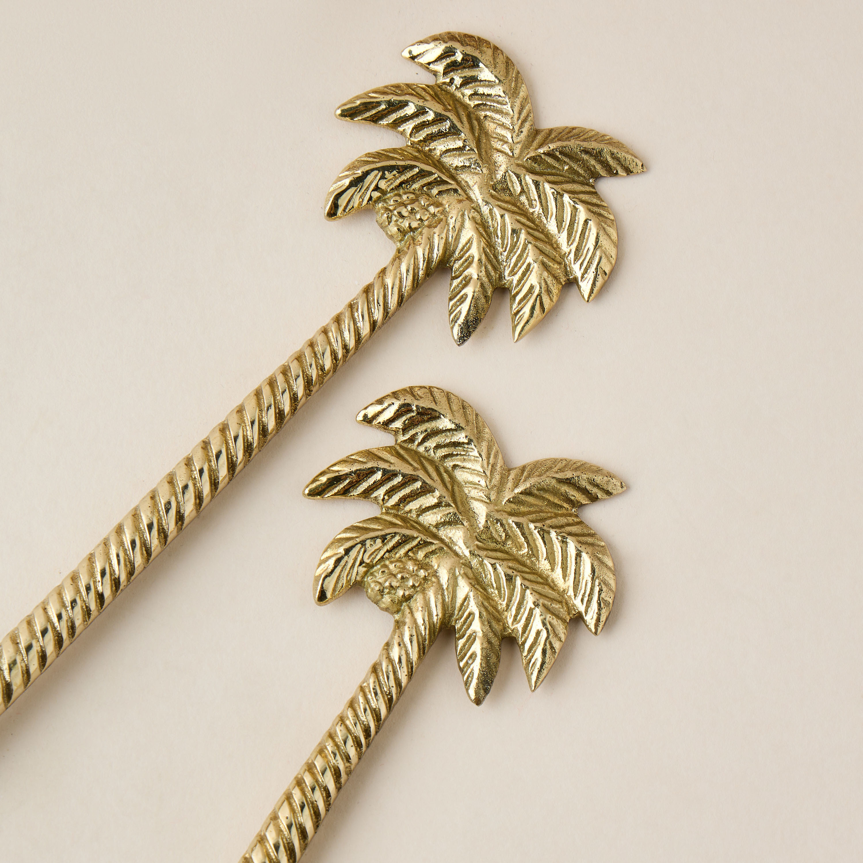 Metallic Palm Tree 2-Piece Salad Server Set-household-dining-cutlery-cutlerysets-image-4